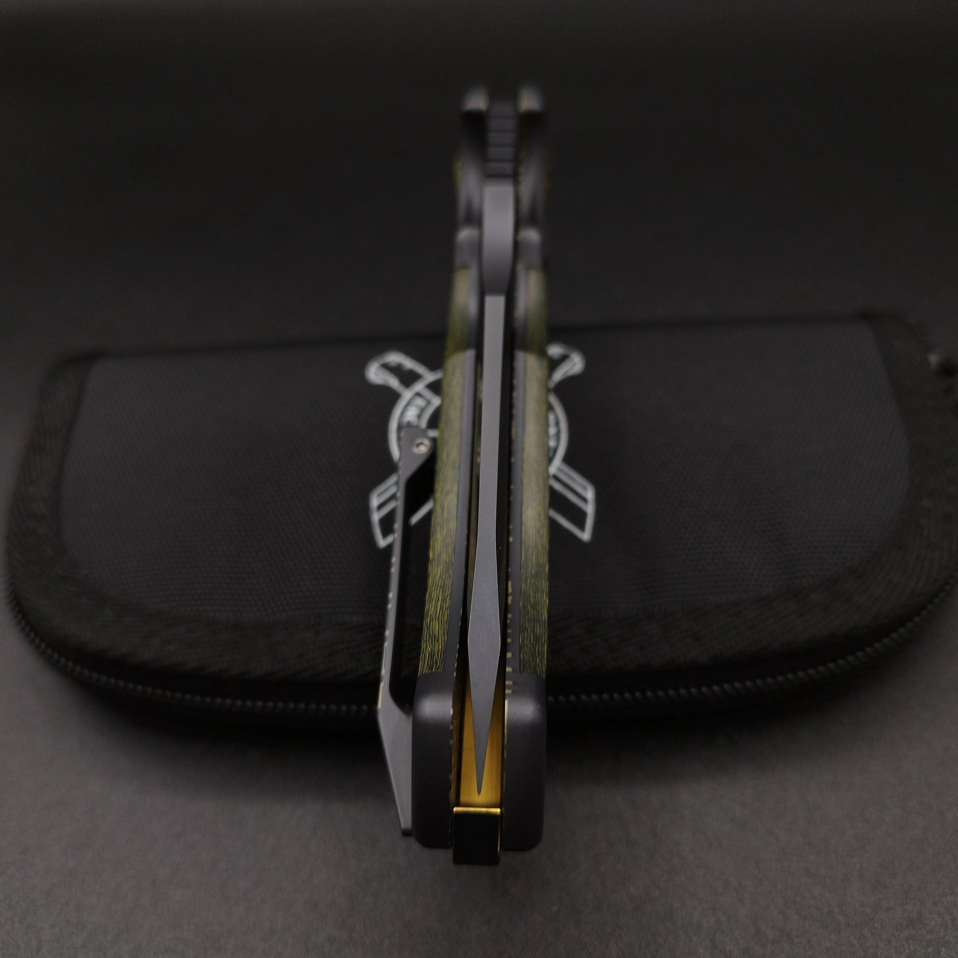 ADV Ronin Kalgard Titan Yellow Carbon Fibre Custom Laser Art 6