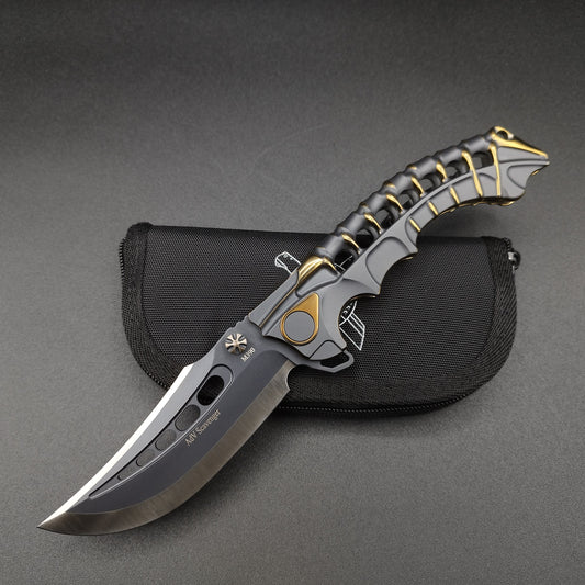 ADV Tactical Scavenger Integral Titanium Handle Kal-Gard Combo and Gold Finish 1