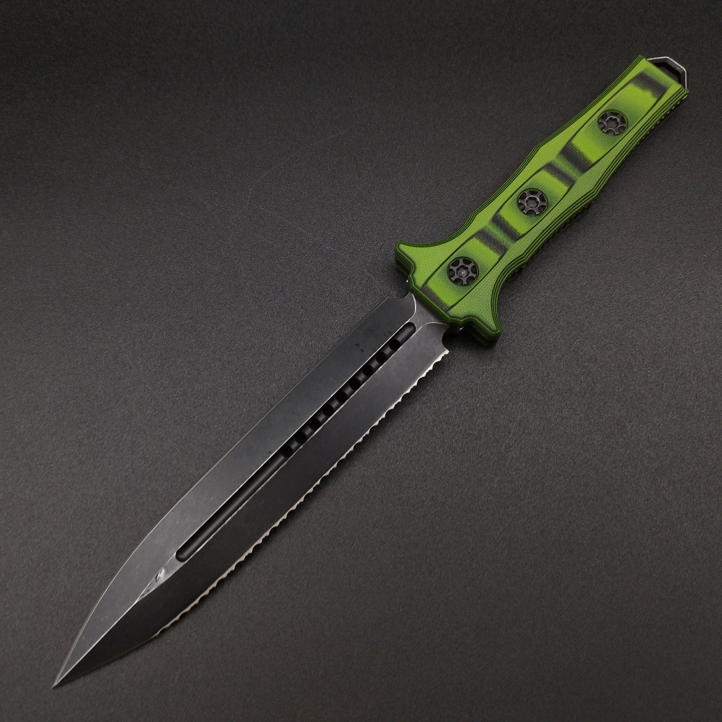 Heretic Knives -    Nephilim Fixed Blade Green/Black 5