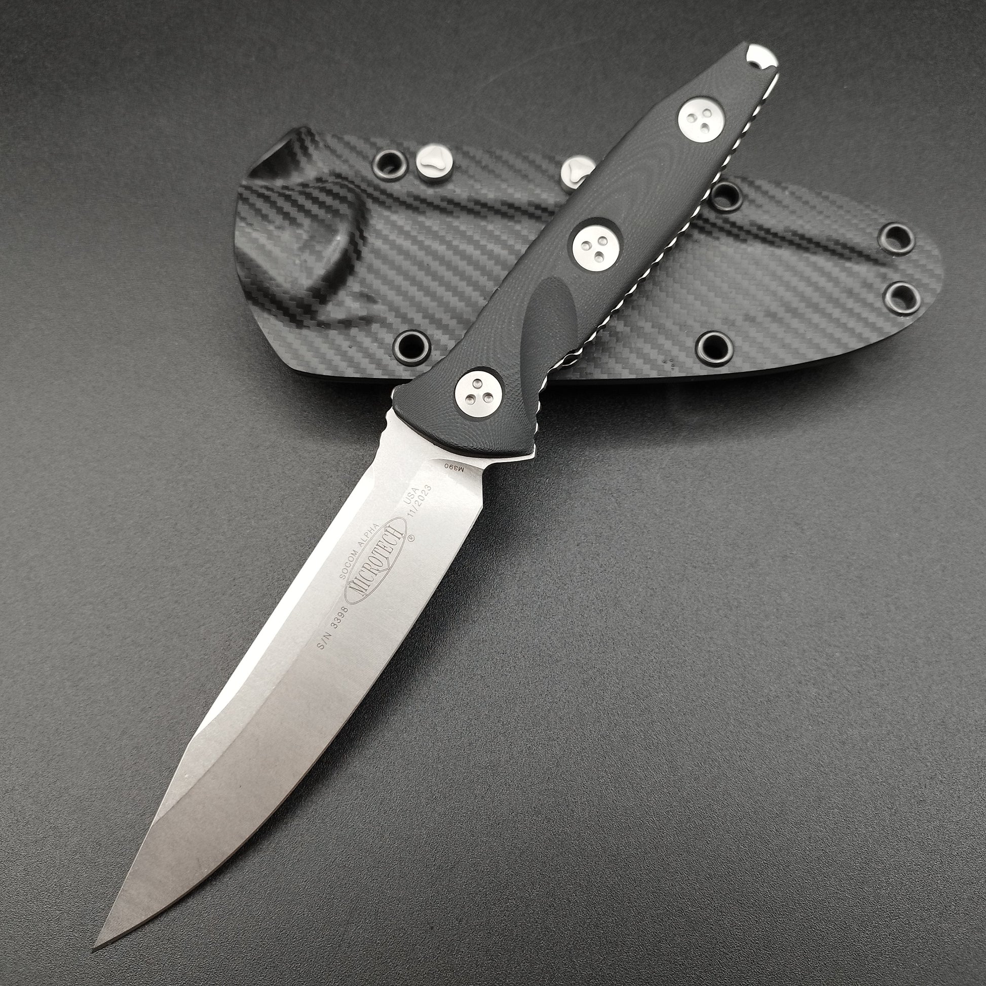 Microtech Knives  Socom Alpha S/E stonewash Black 3