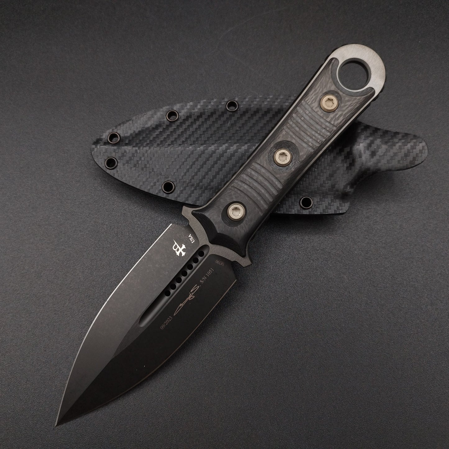 Microtech Knives SBD Dagger DLC CF 3