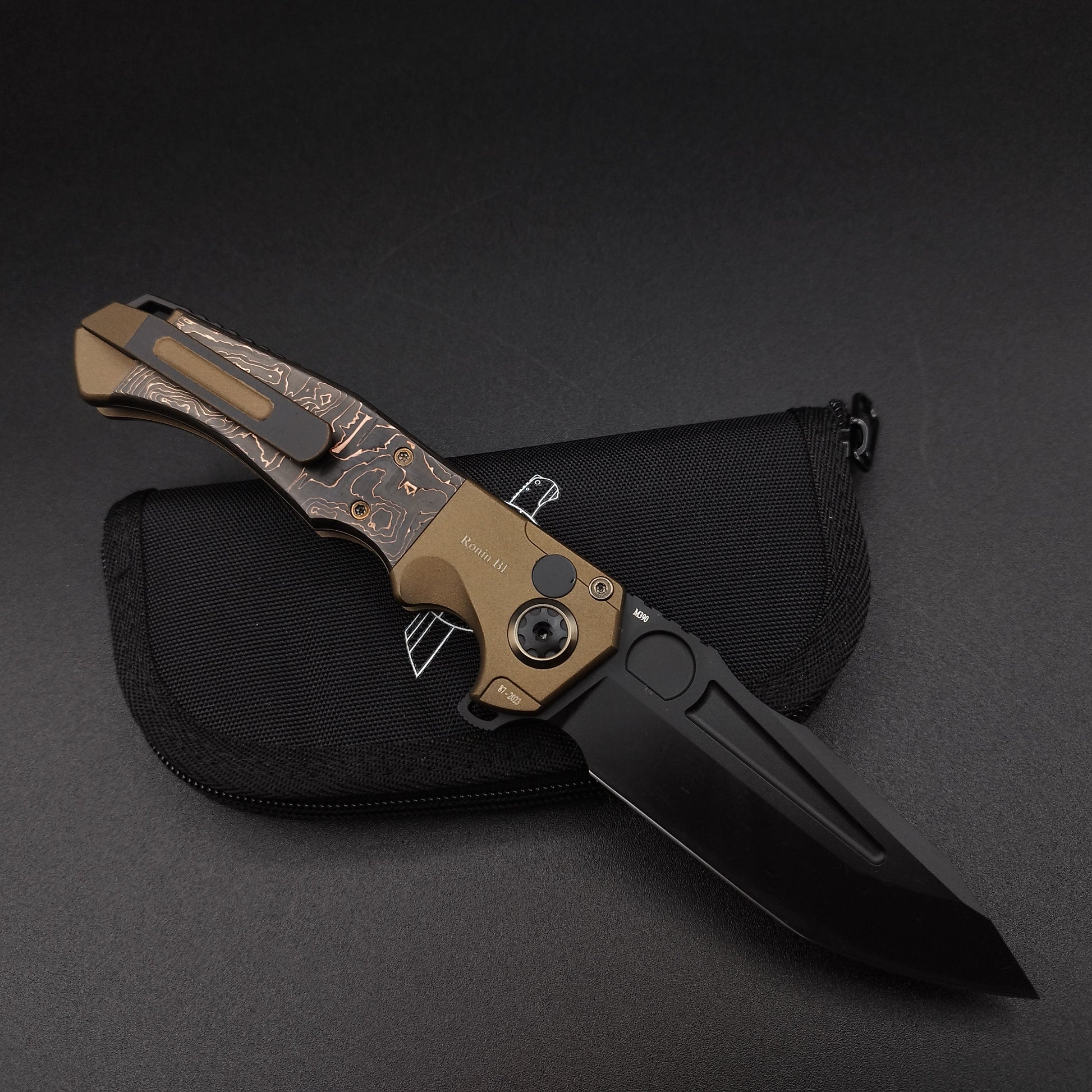 ADV Ronin Golden Titanium with Copper Carbon Fibre Inlay 2