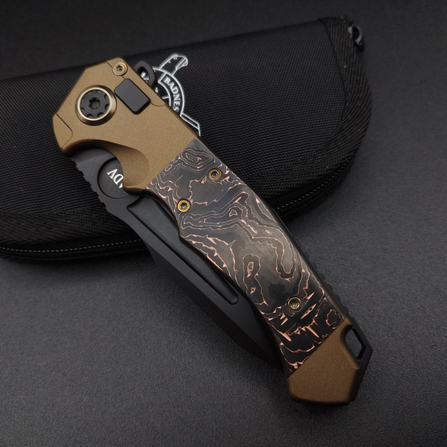 ADV Ronin Golden Titanium with Copper Carbon Fibre Inlay 3