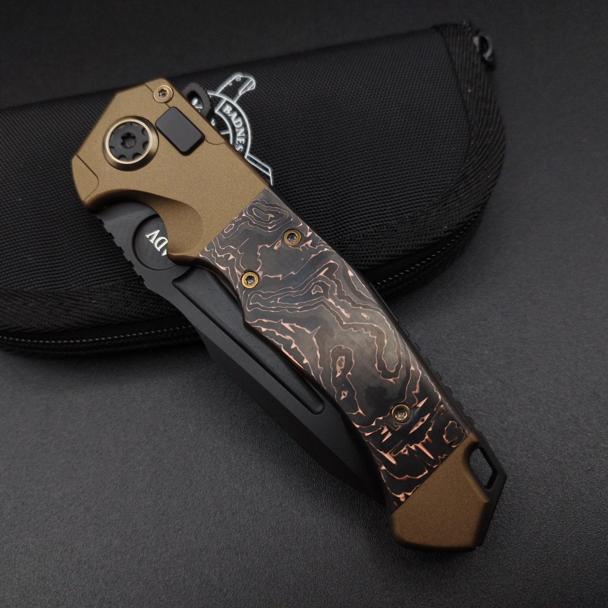 ADV Ronin Golden Titanium with Copper Carbon Fibre Inlay 3