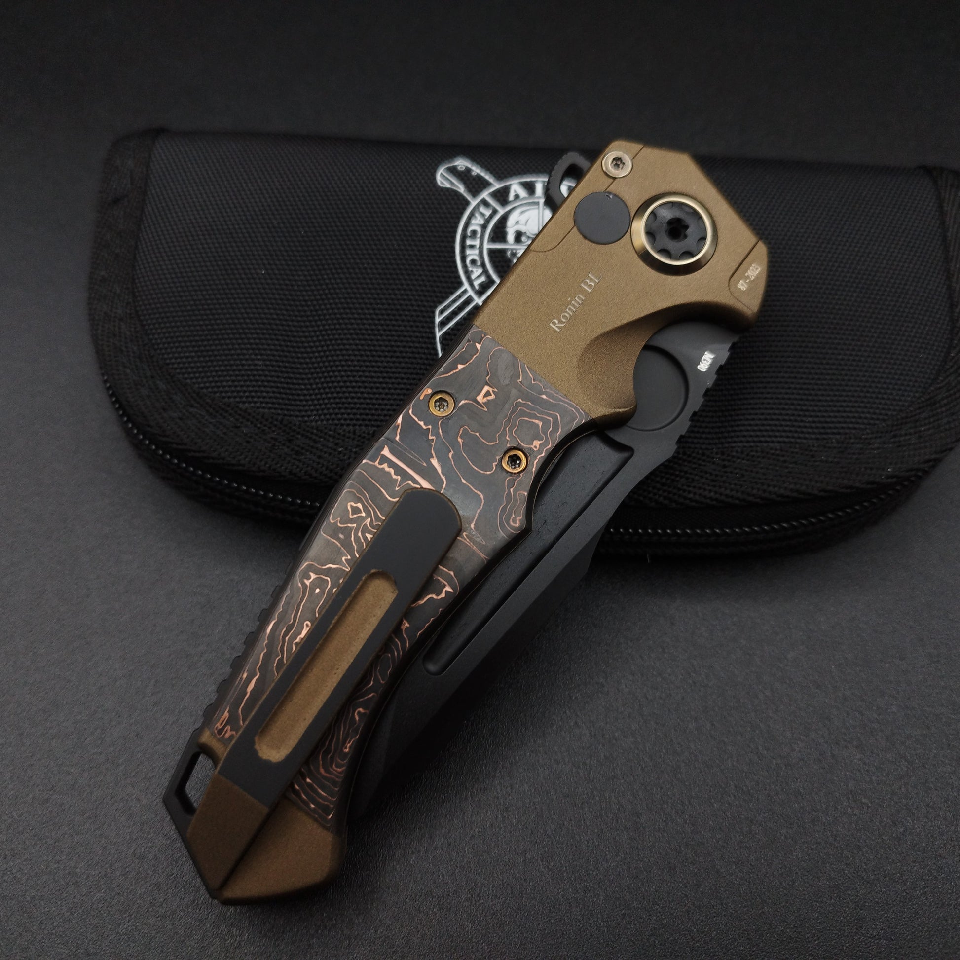 ADV Ronin Golden Titanium with Copper Carbon Fibre Inlay 4