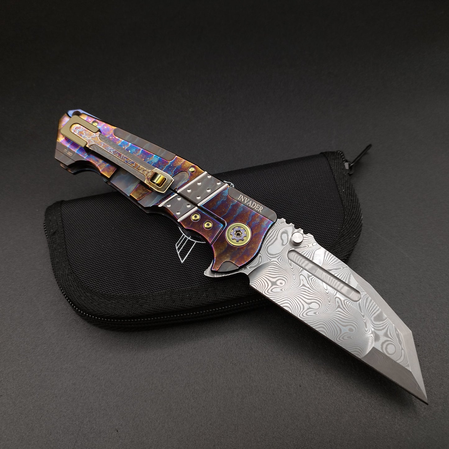 ADV Invader Custom, Acid rain Carbon Fibre Damast 2