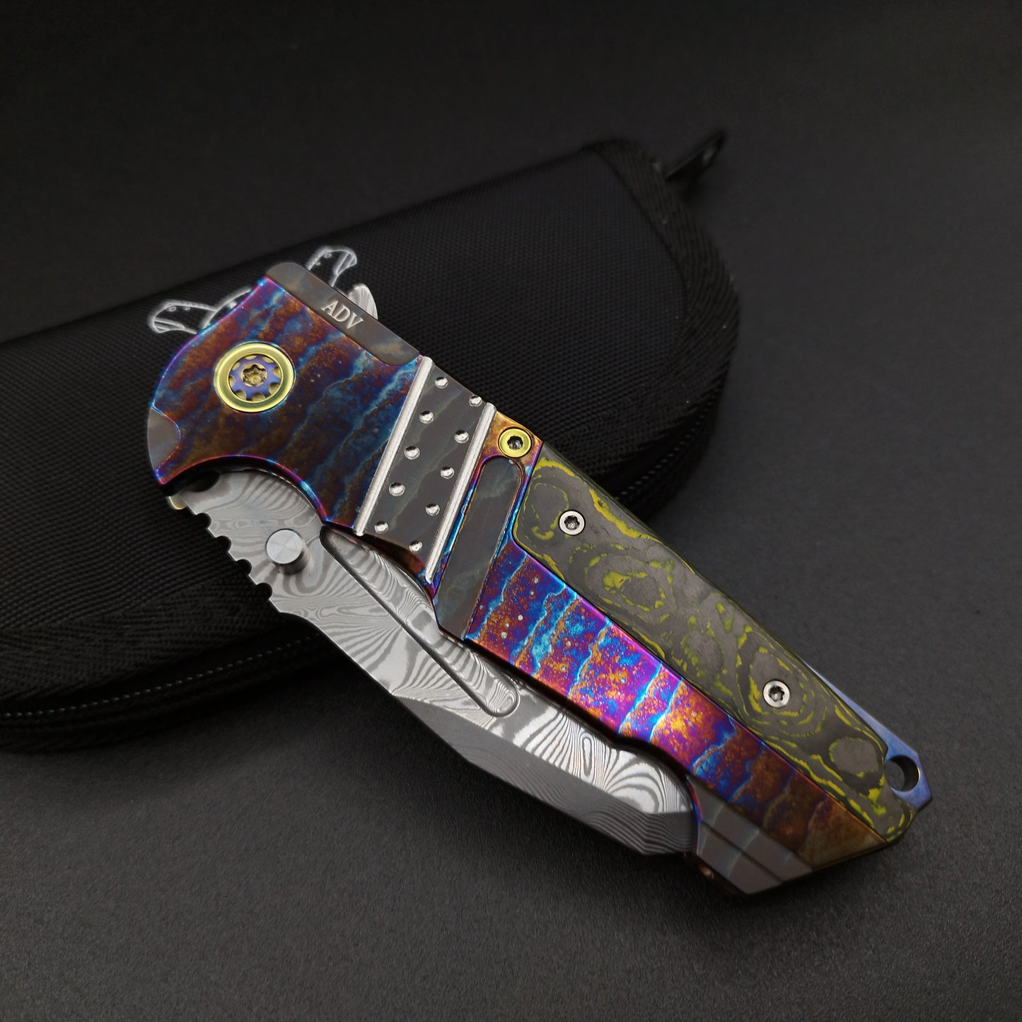 ADV Invader Custom, Acid rain Carbon Fibre Damast 4