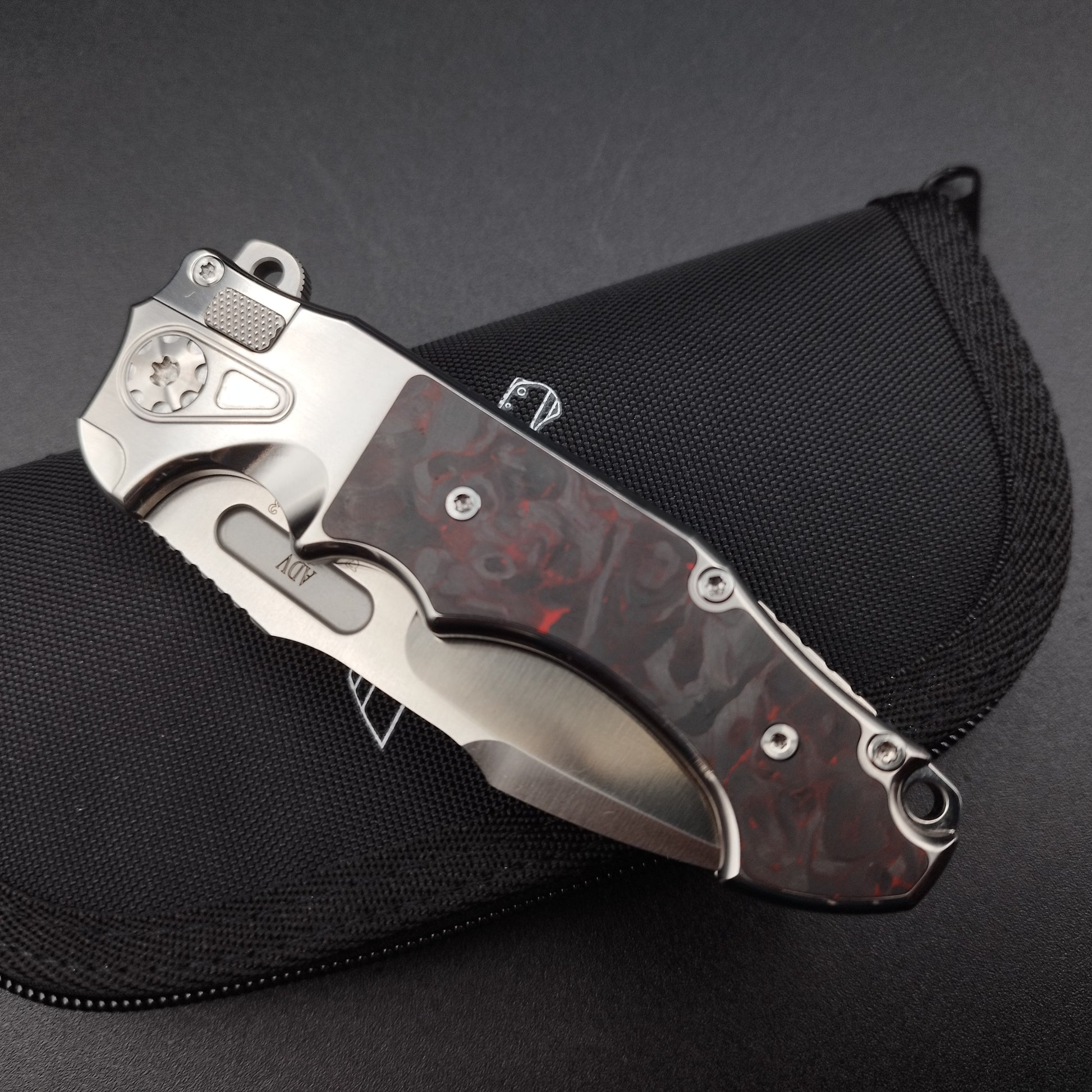 ADV Mini Pitboss 3 Titanium Red Carbon 3