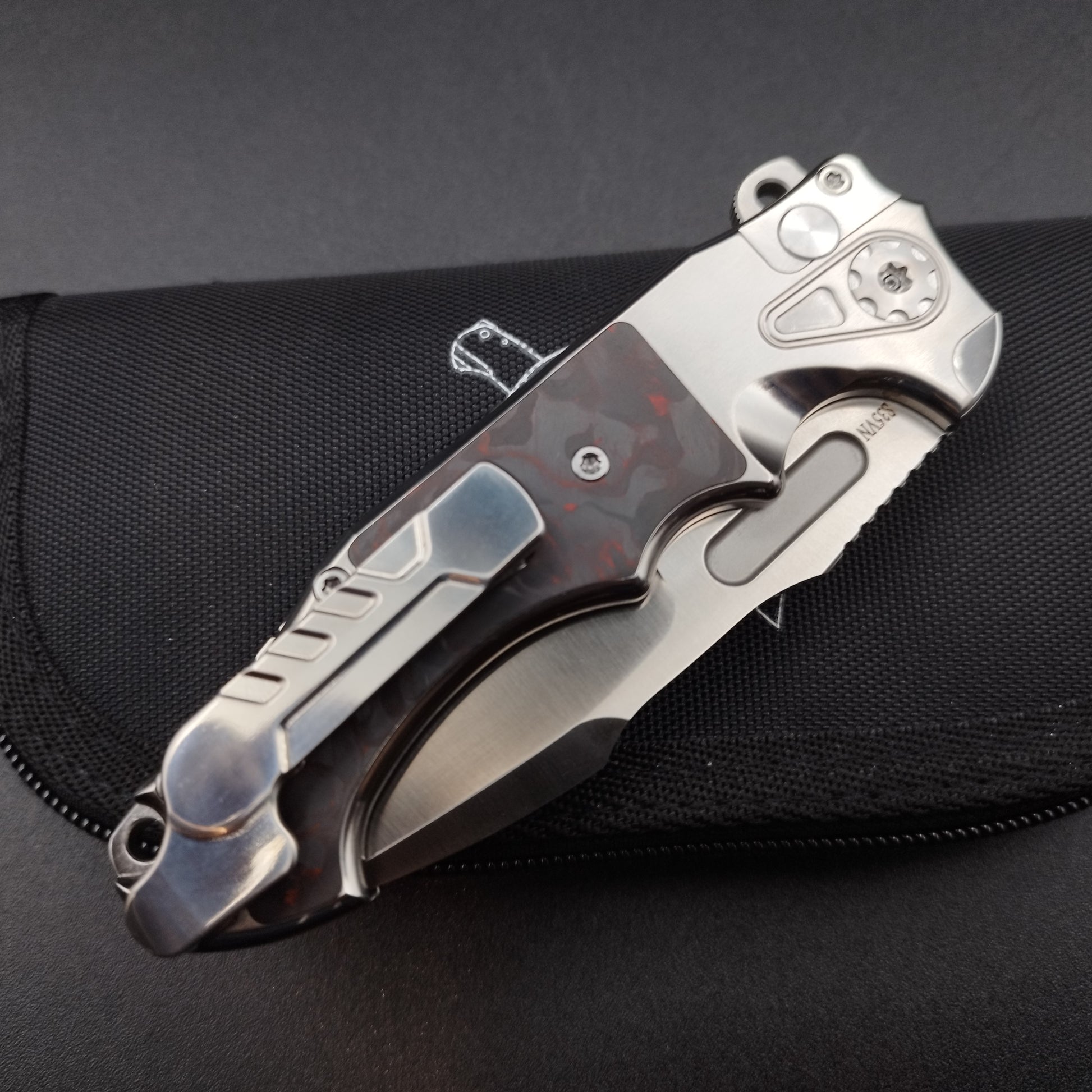 ADV Mini Pitboss 3 Titanium Red Carbon 4