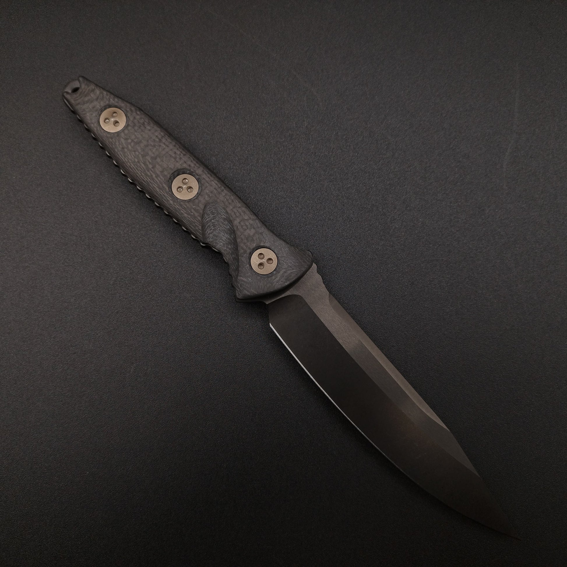 Microtech Knives Socom Alpha S/E Black DLC CF 2