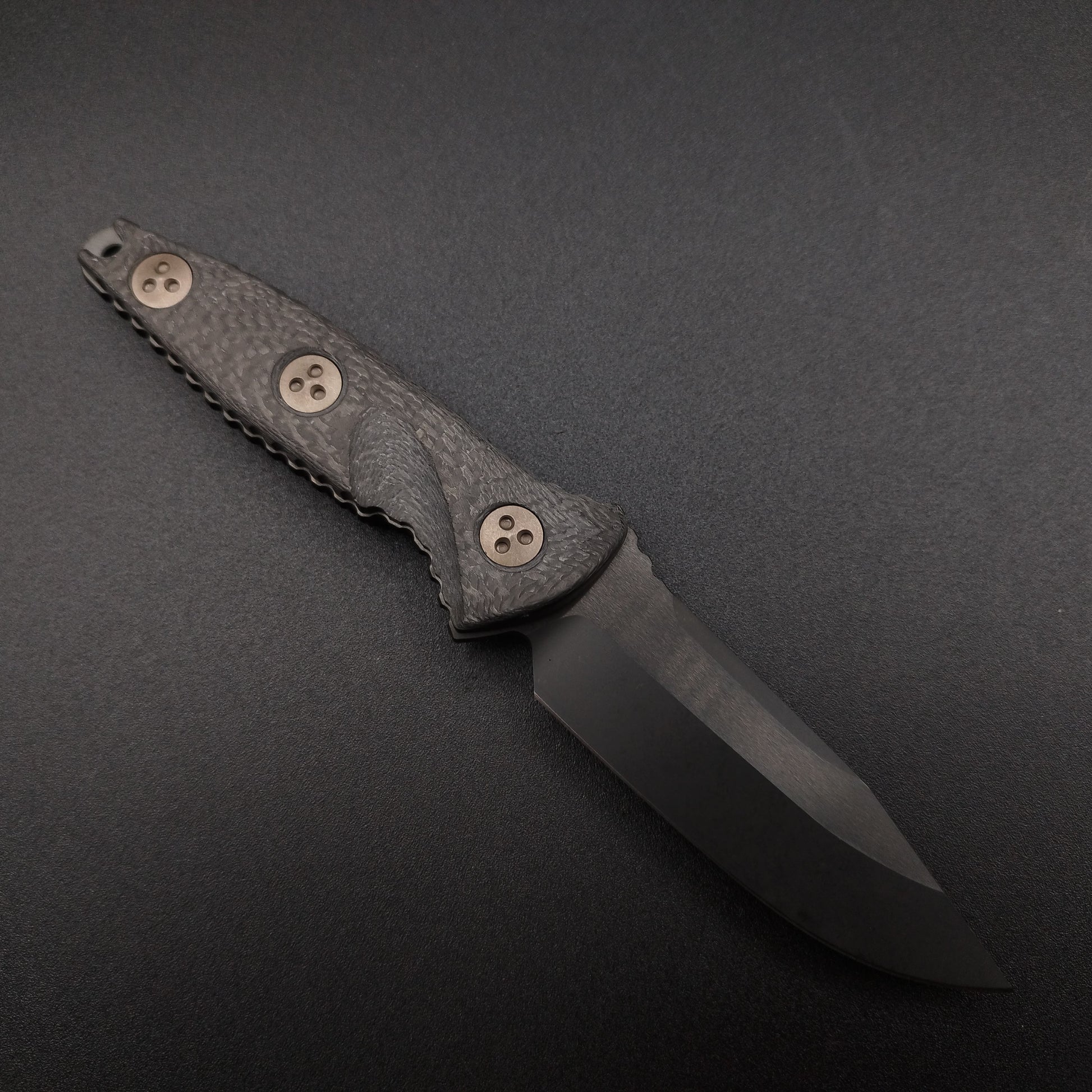 Microtech Knives Socom Alpha Mini S/E Black DLC CF 2