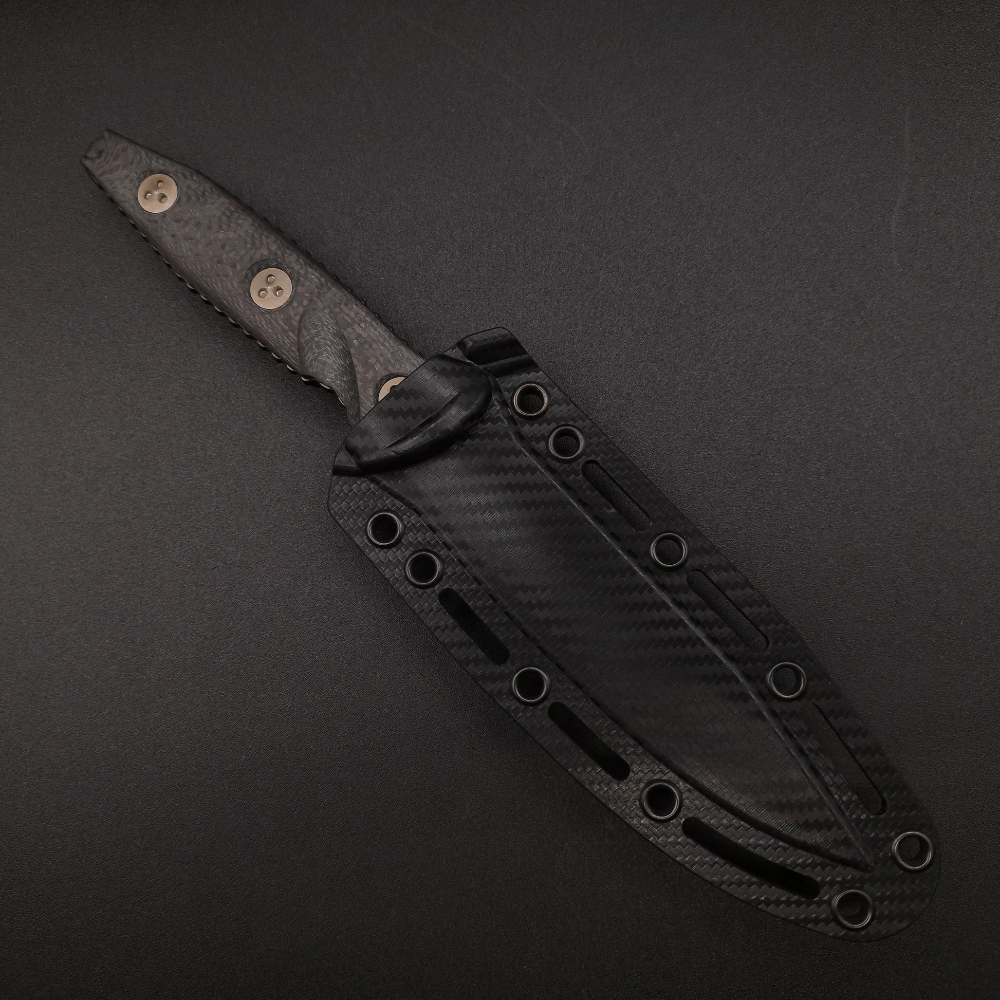 Microtech Knives Socom Alpha S/E Black DLC CF 3