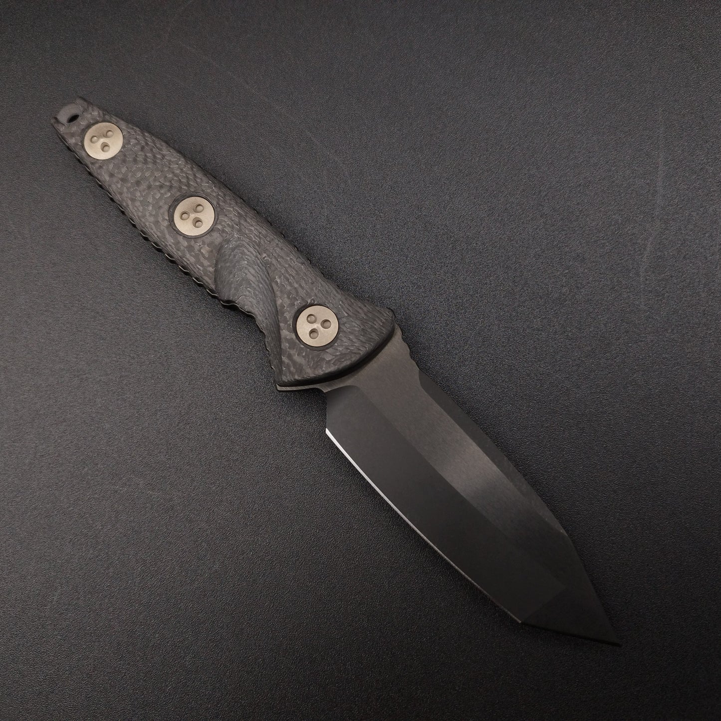 Microtech Knives Socom Alpha Mini T/E Black DLC CF 2