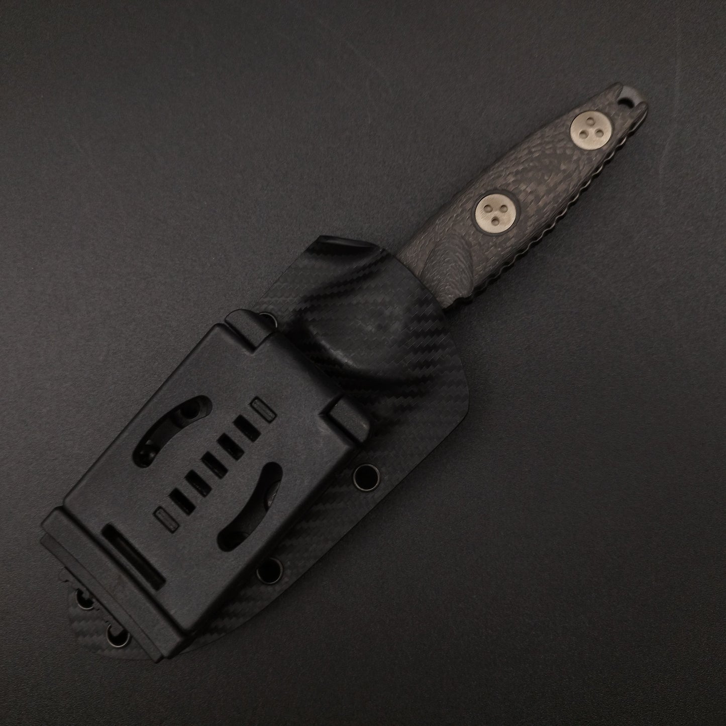 Microtech Knives Socom Alpha Mini T/E Black DLC CF 3