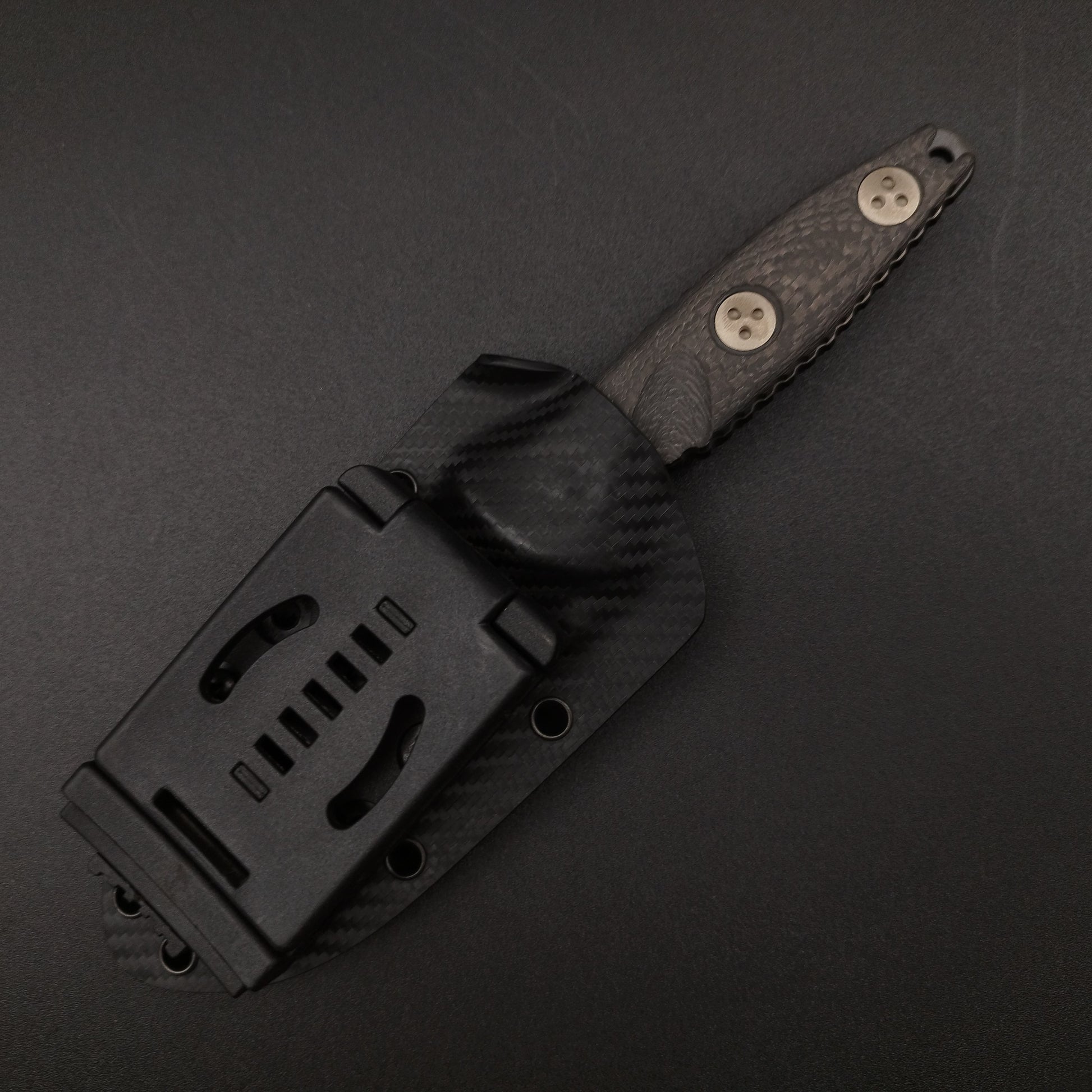 Microtech Knives Socom Alpha Mini T/E Black DLC CF 3