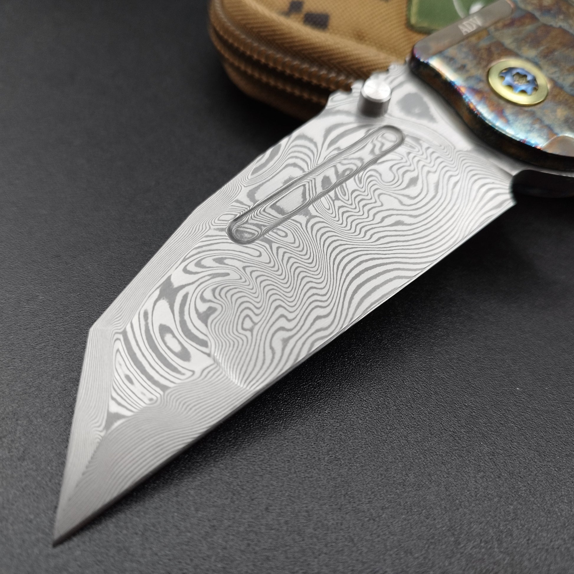 ADV Invader Custom, Acid Rain fragged, Damascus Blade 6