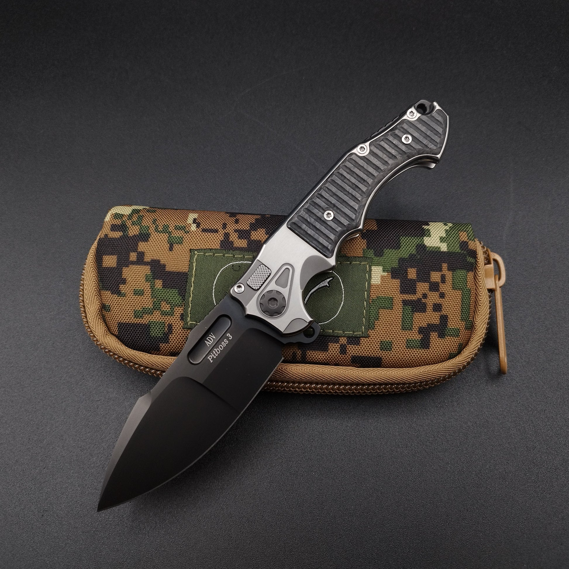 ADV Mini Pitboss 3 Titanium Carbon CPM-S35VN 1