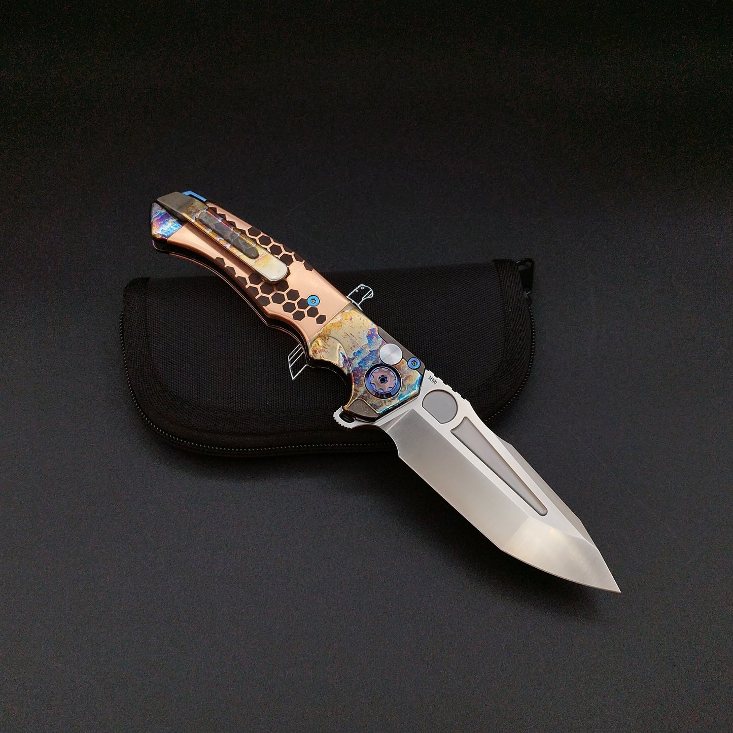 ADV Ronin Acid Rain Titan, Copper Inlays, Satin Blade