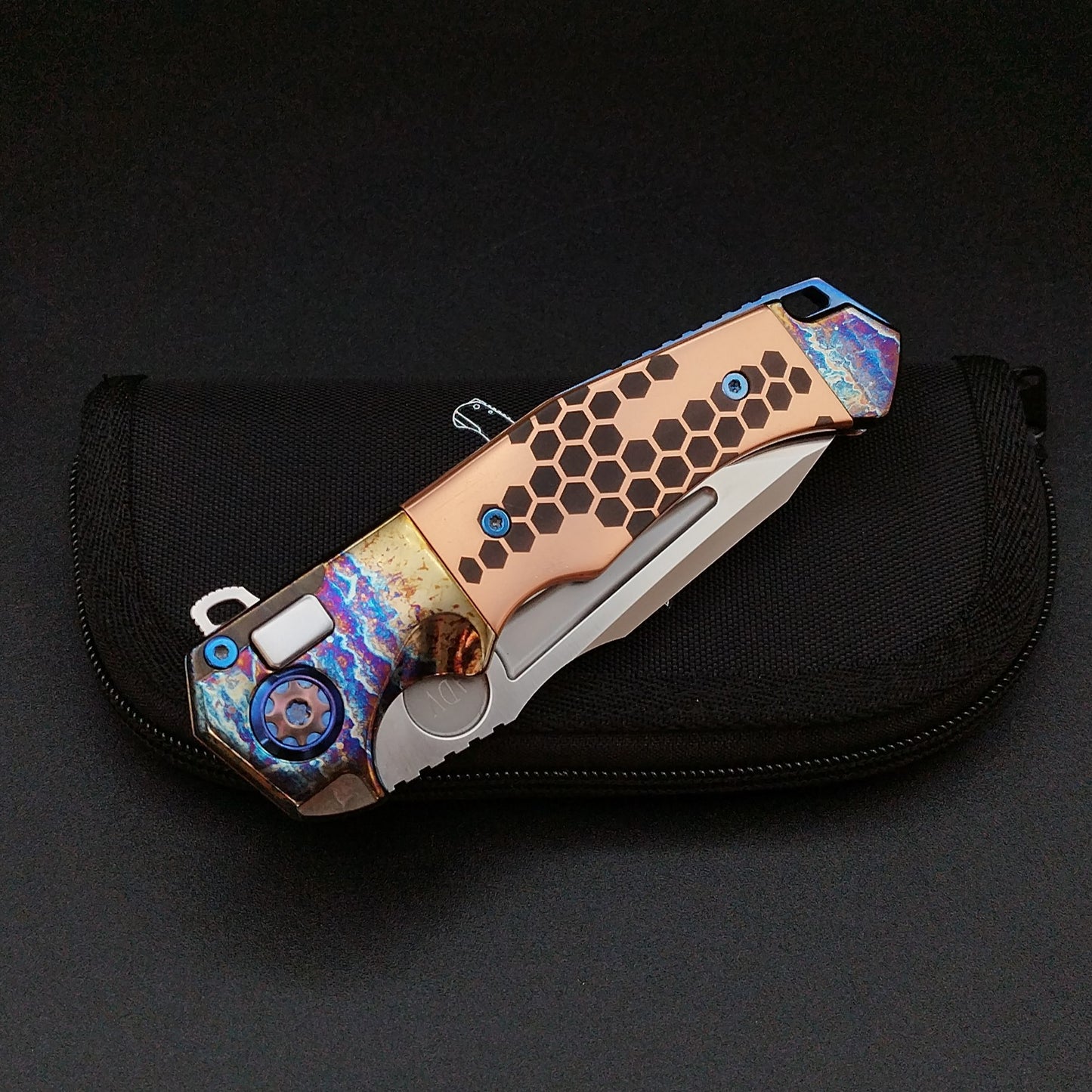 ADV Ronin Acid Rain Titan, Copper Inlays, Satin Blade