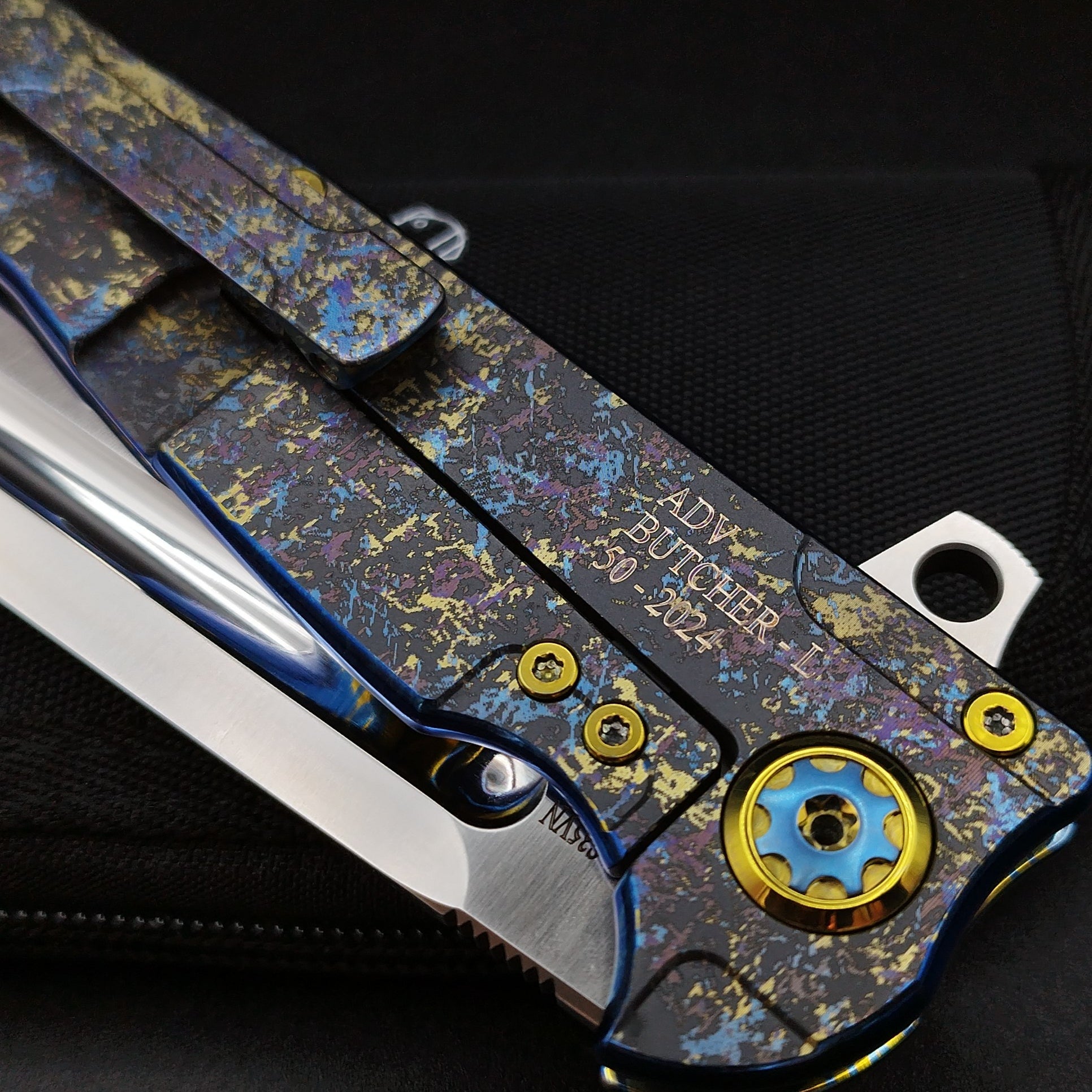ADV Butcher Titanium Dazzle Finish, Laser Art 5