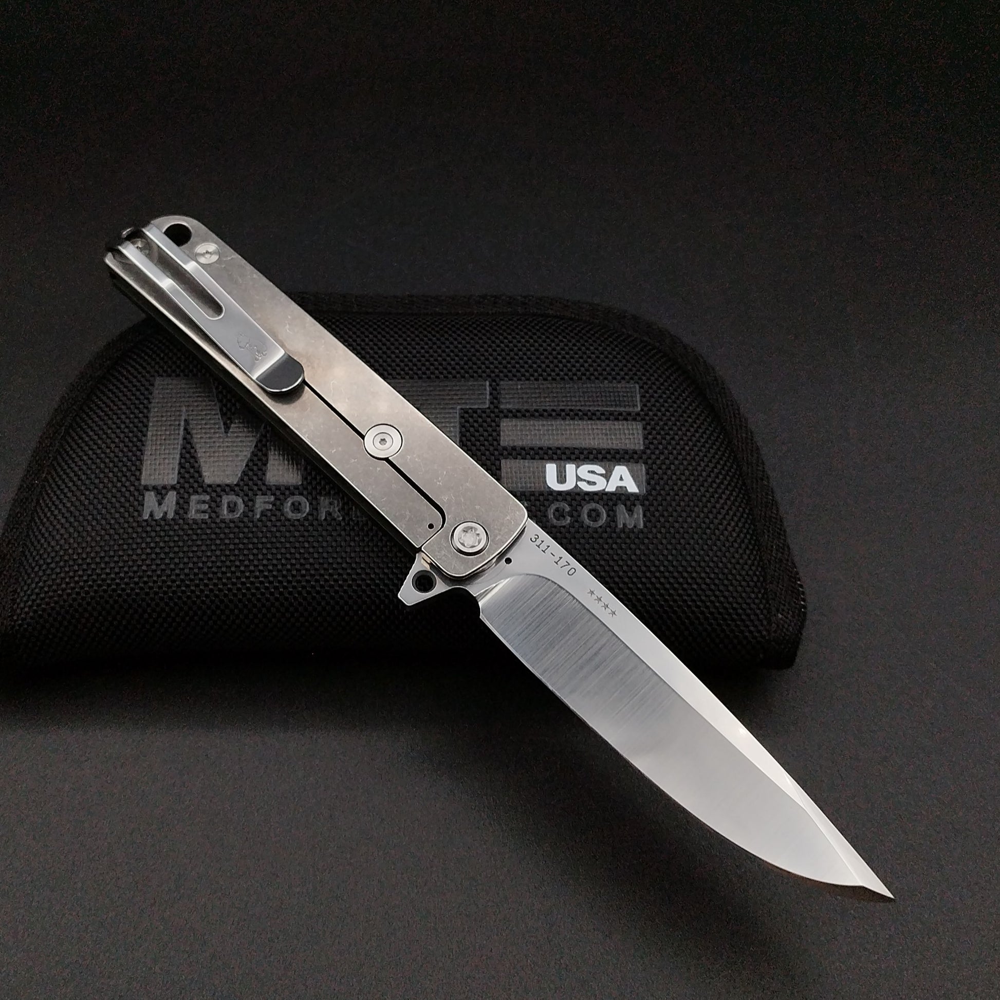 Medford M-48 Framelock, Green Aluminum 2