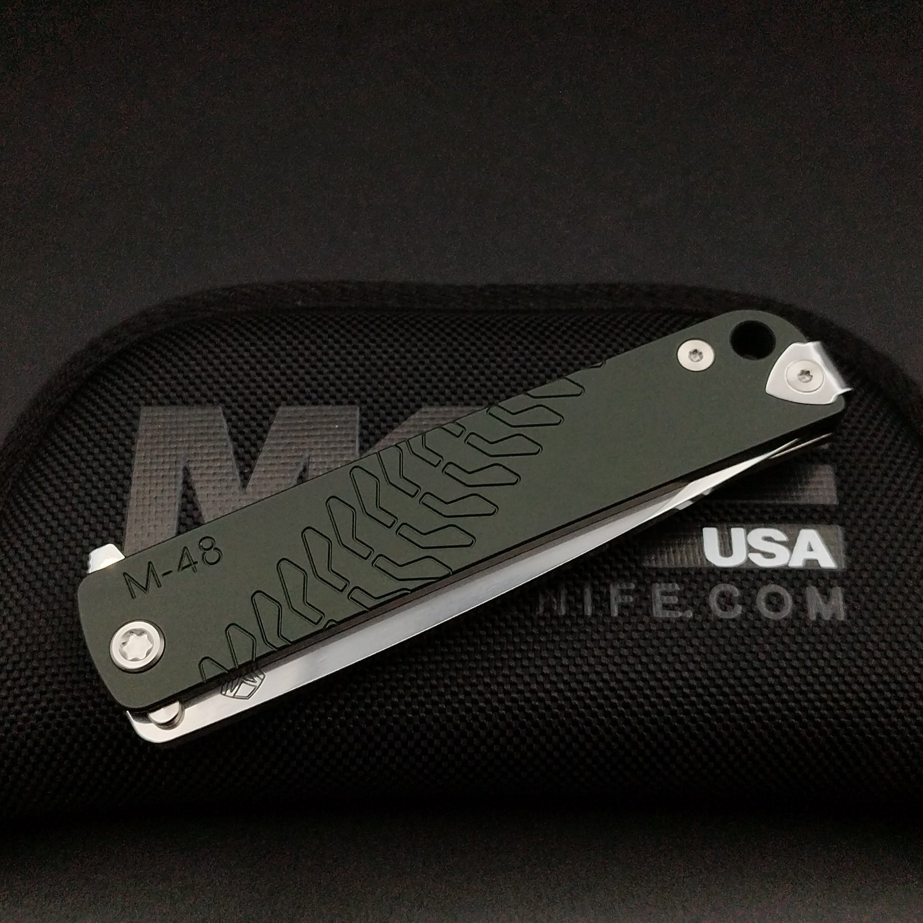 Medford M-48 Framelock, Green Aluminum 3