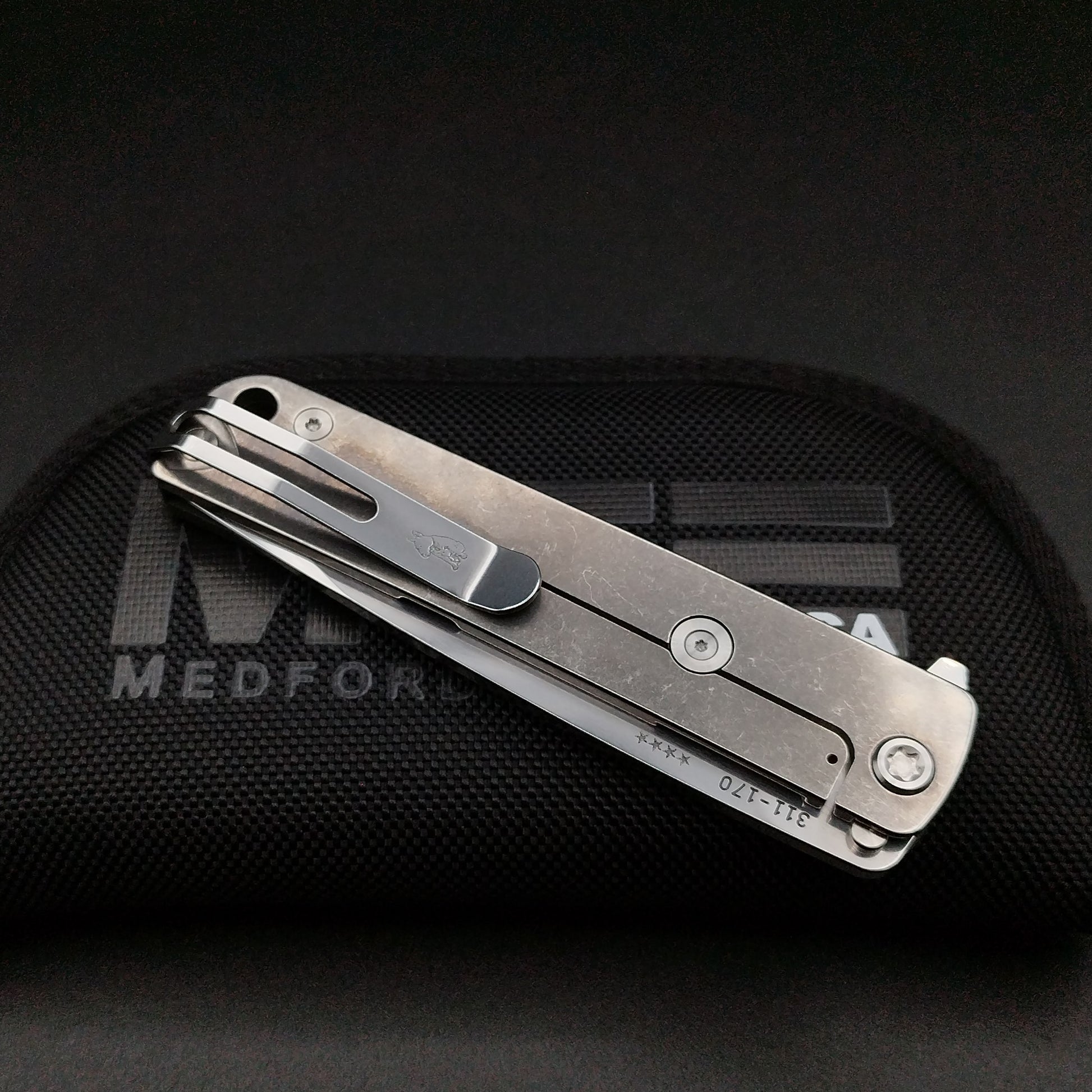 Medford M-48 Framelock, Green Aluminum 4