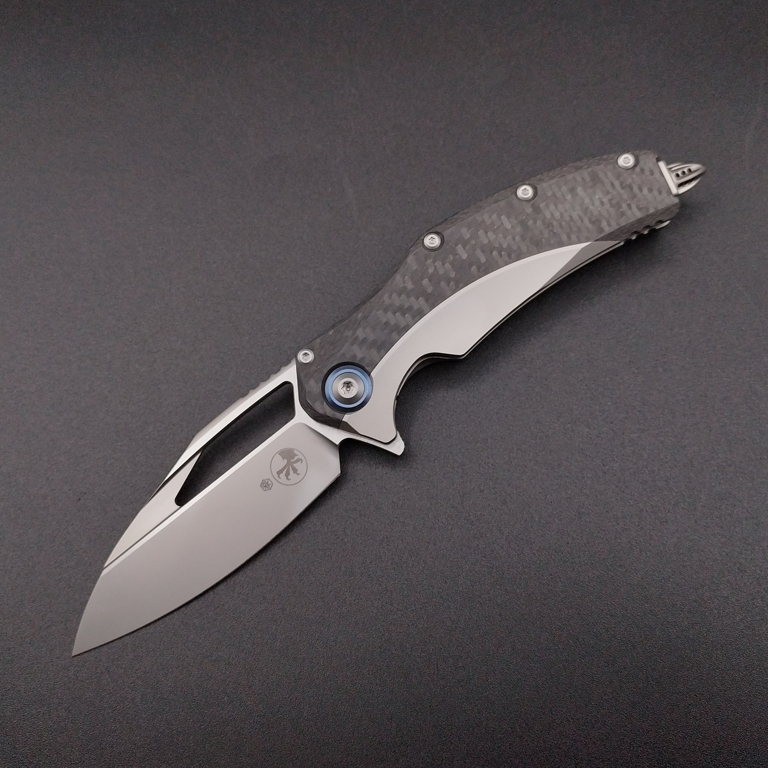 Microtech Knives Matrix Framelock BB CF EDC pocket folding knife ...