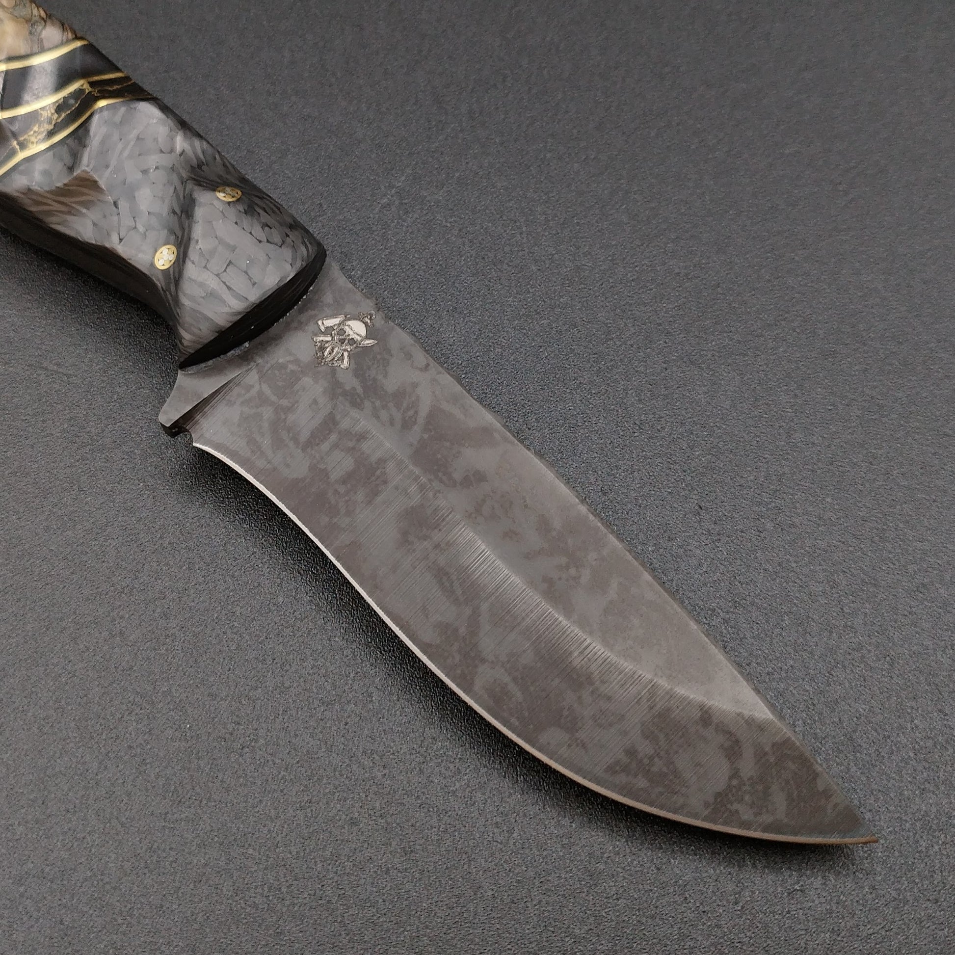 Sea Sick Blades Skinner Carbon Fiber Onyx Spalted Mahogany 4
