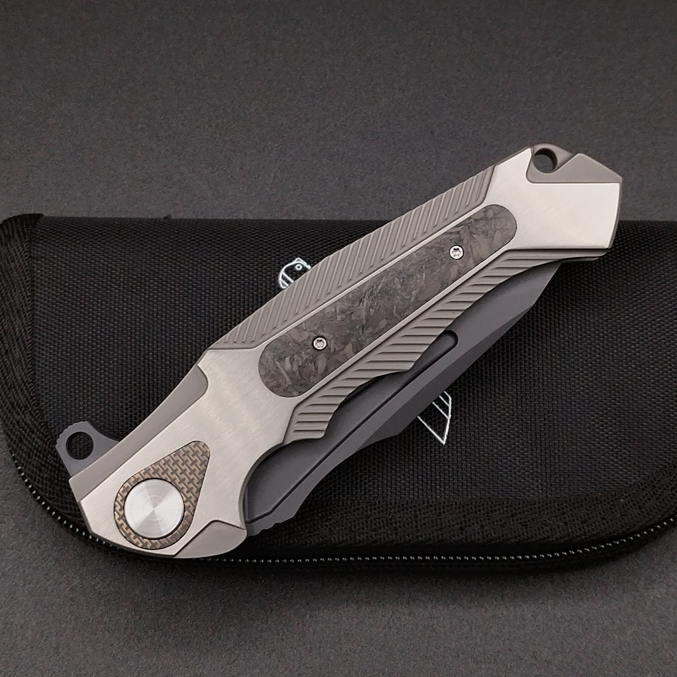 ADV Ronin Integral Satin, Black Carbon Fiber, Grey Blade 3