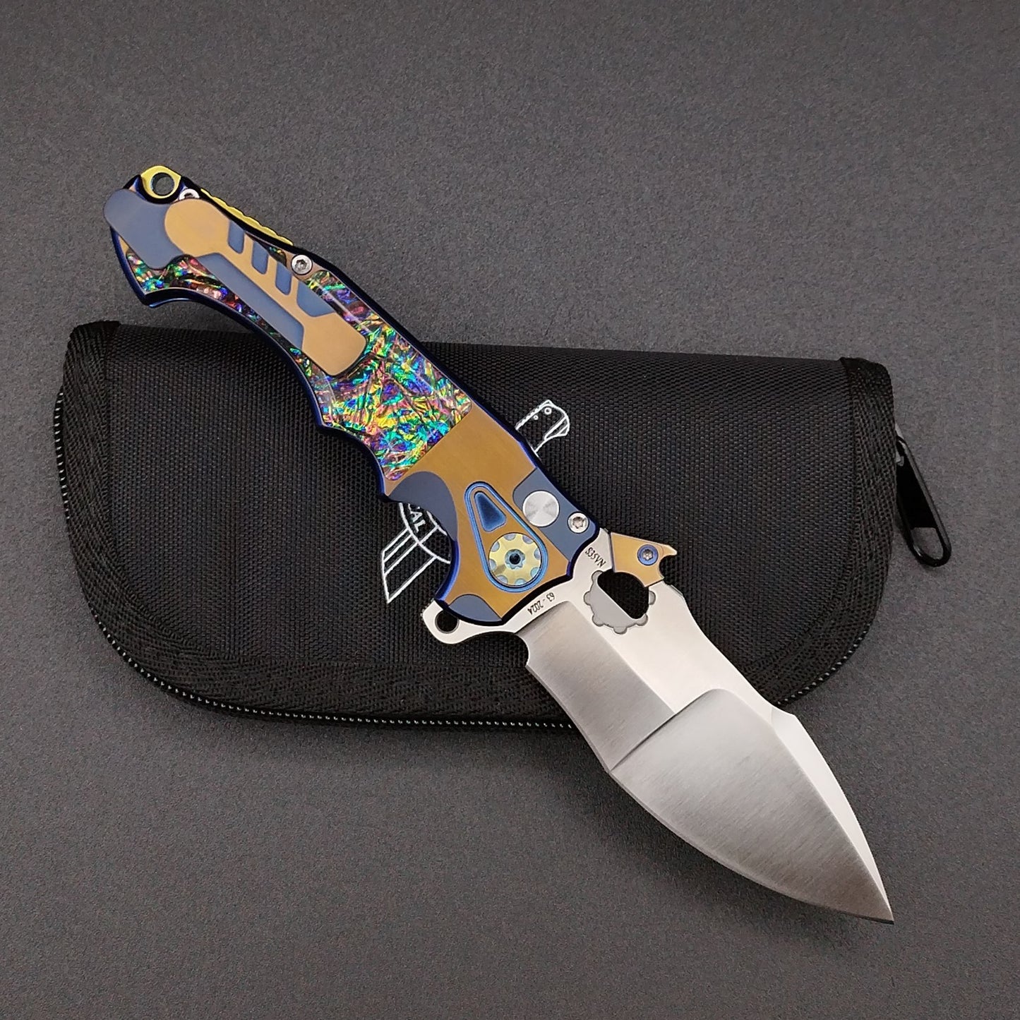 ADV Mini Alpha-S Gold and Blue, Multi Color Inlays 2