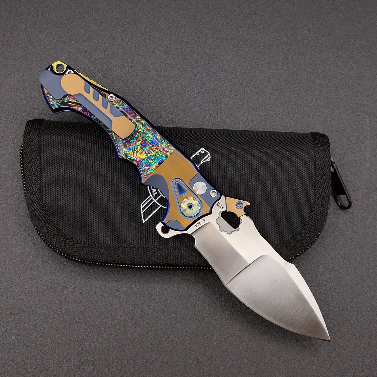 ADV Mini Alpha-S Gold and Blue, Multi Color Inlays 2