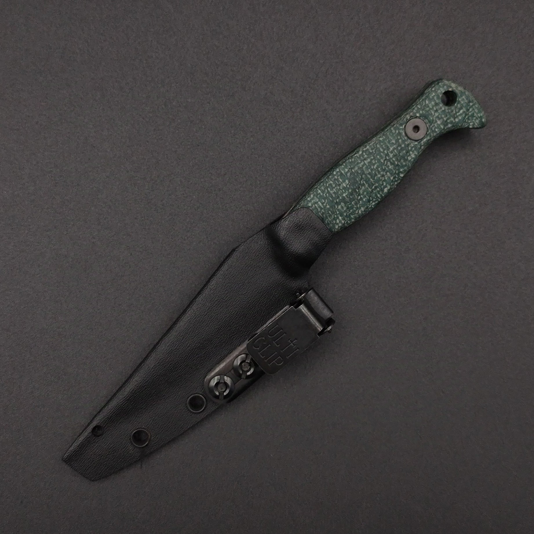 Half Face Blades Congressman Juniper Green Jute Micarta 5