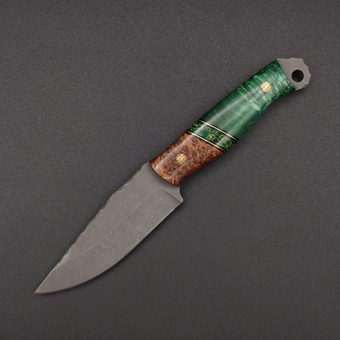 Half Face Blades Crow Jr Amboyna, Dyed Buckeye 2