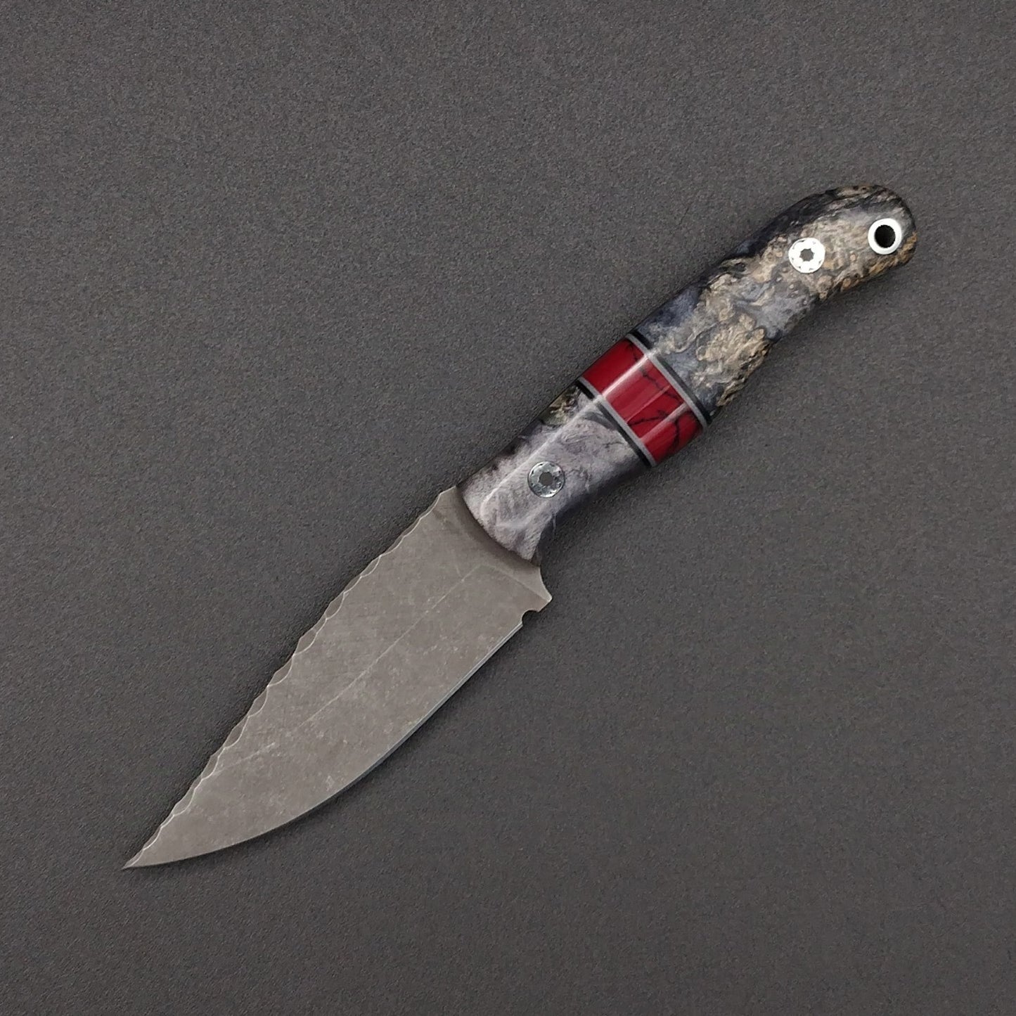 Half Face Blades Feather Light Dyed Buckeye Burl 2