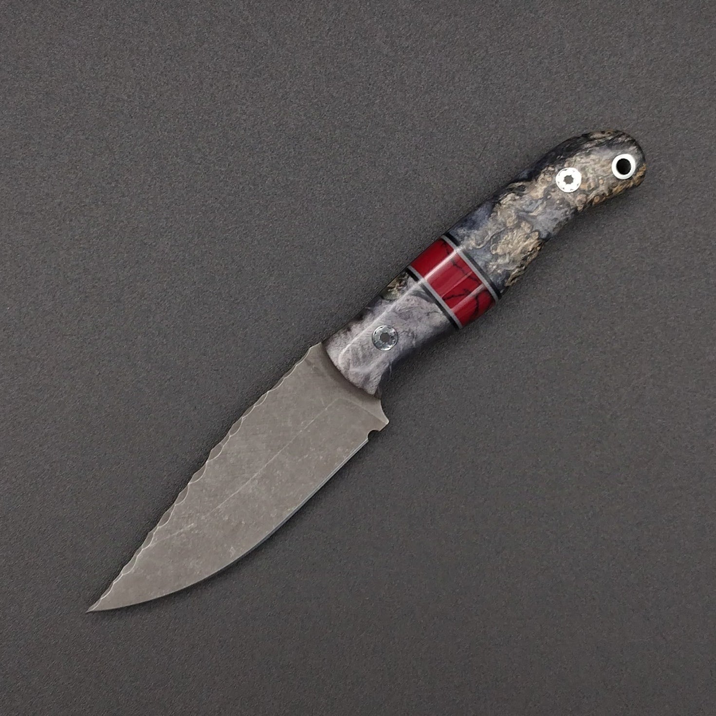 Half Face Blades Feather Light Dyed Buckeye Burl 2
