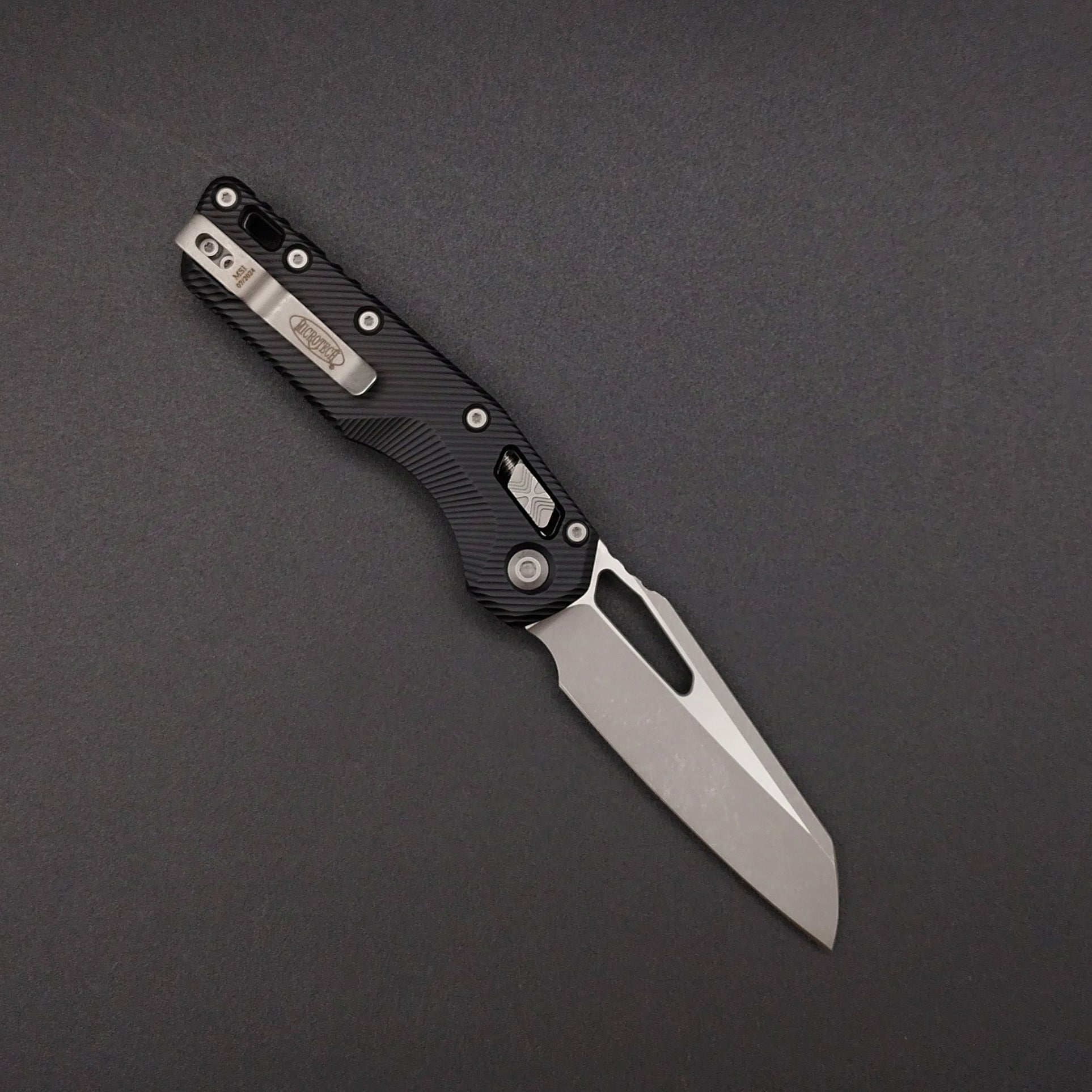 Microtech MSI S/E Fluted Apocalyptic Aluminium 2