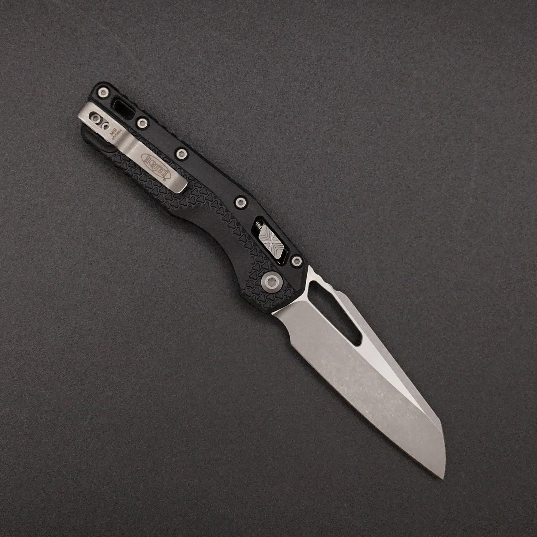 Microtech MSI S/E Ram-Lok Tri-Grip Polymer Apocalyptic Finish 2