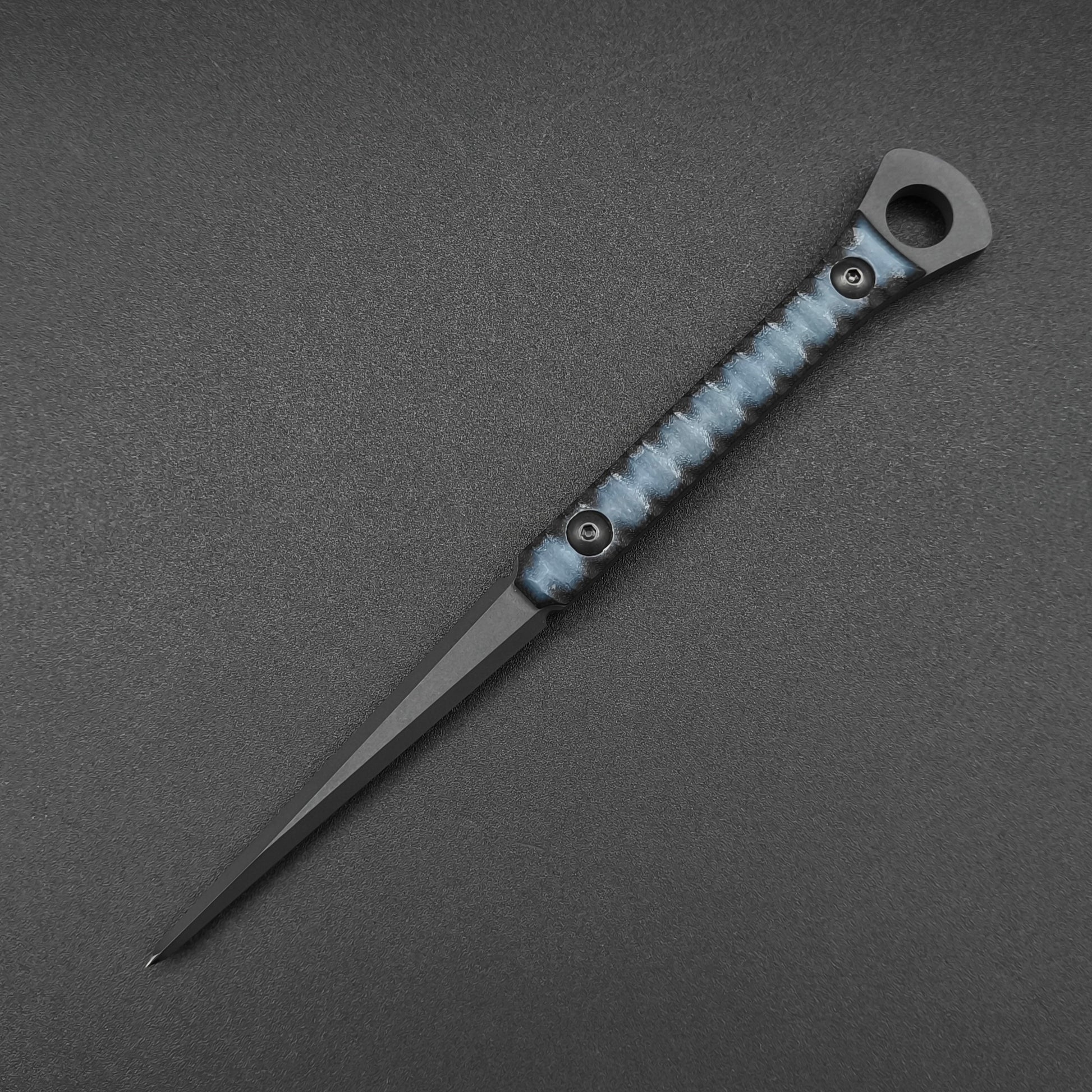 Half Face Blades Cardiac Spike Ghost over Black G10 2