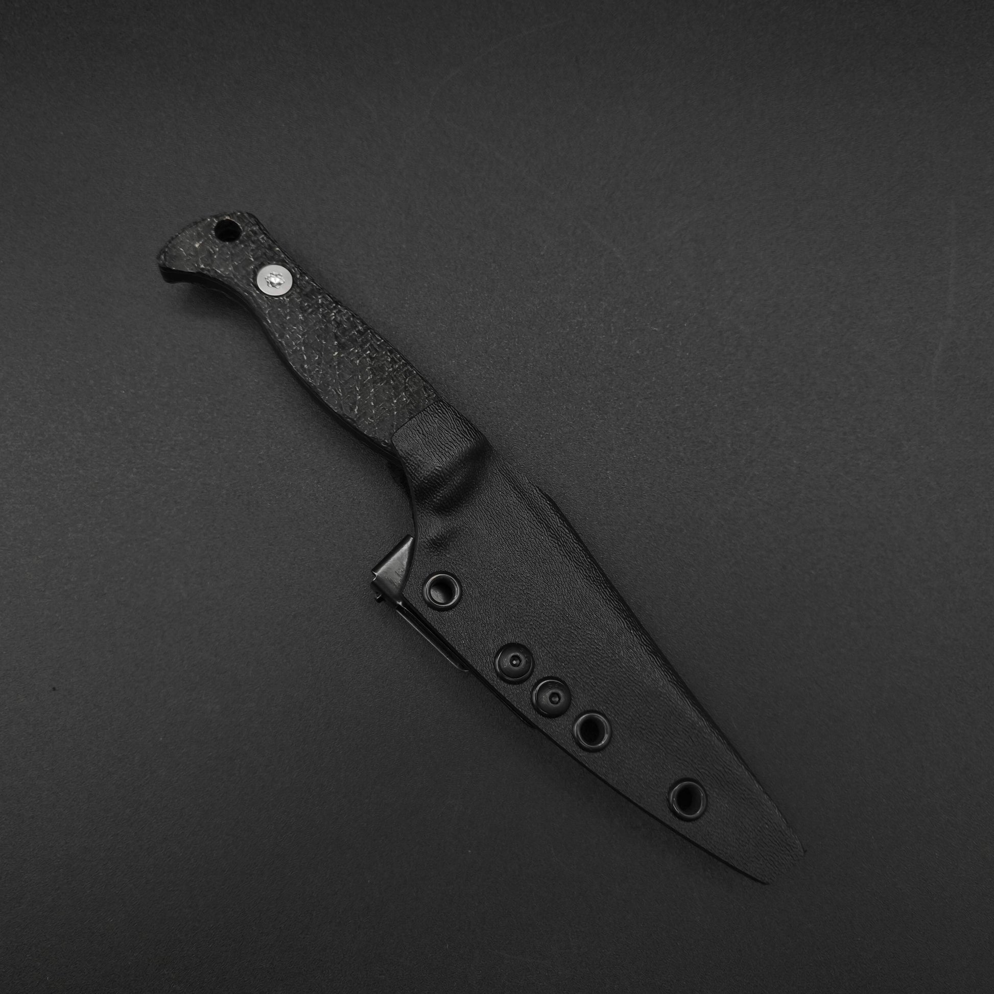 Half Face Blades Congressman Black Burlap Micarta 4