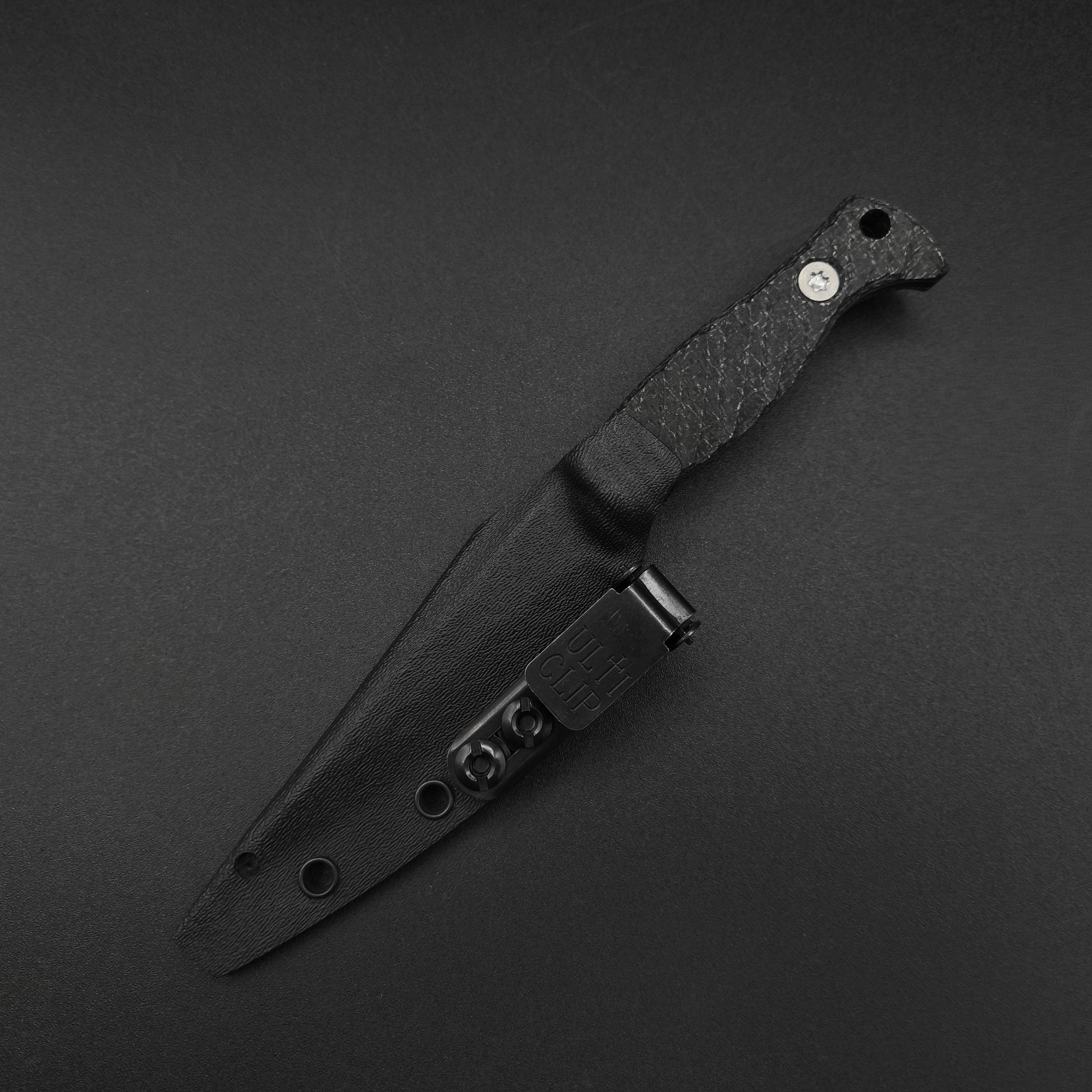 Half Face Blades Congressman Black Burlap Micarta 5