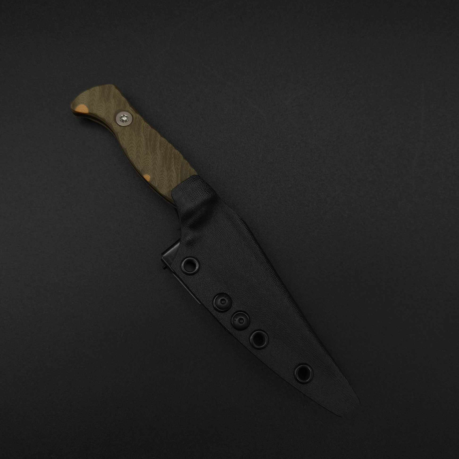 Half Face Blades Congressman OD Green and Coyote G10, Midnight Bronze cerakote 4
