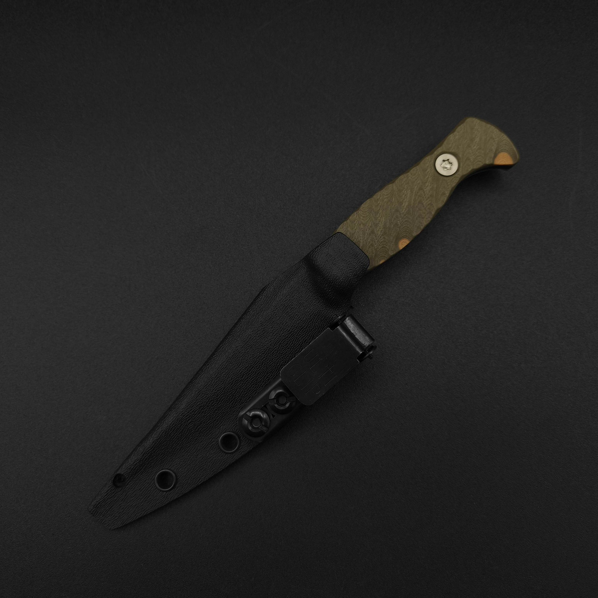 Half Face Blades Congressman OD Green and Coyote G10, Midnight Bronze cerakote 5