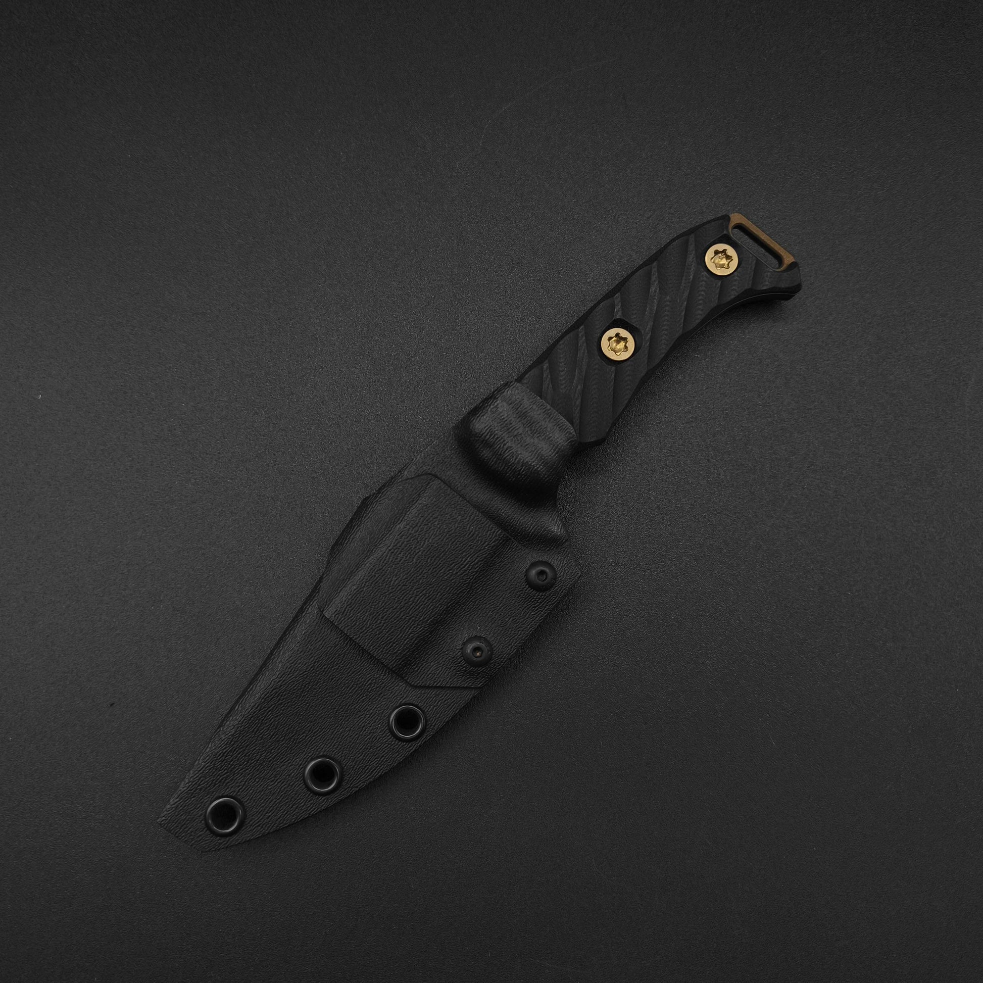 Half Face Blades Tosahwi Black G10 Midnight Bronze Cerakote 4