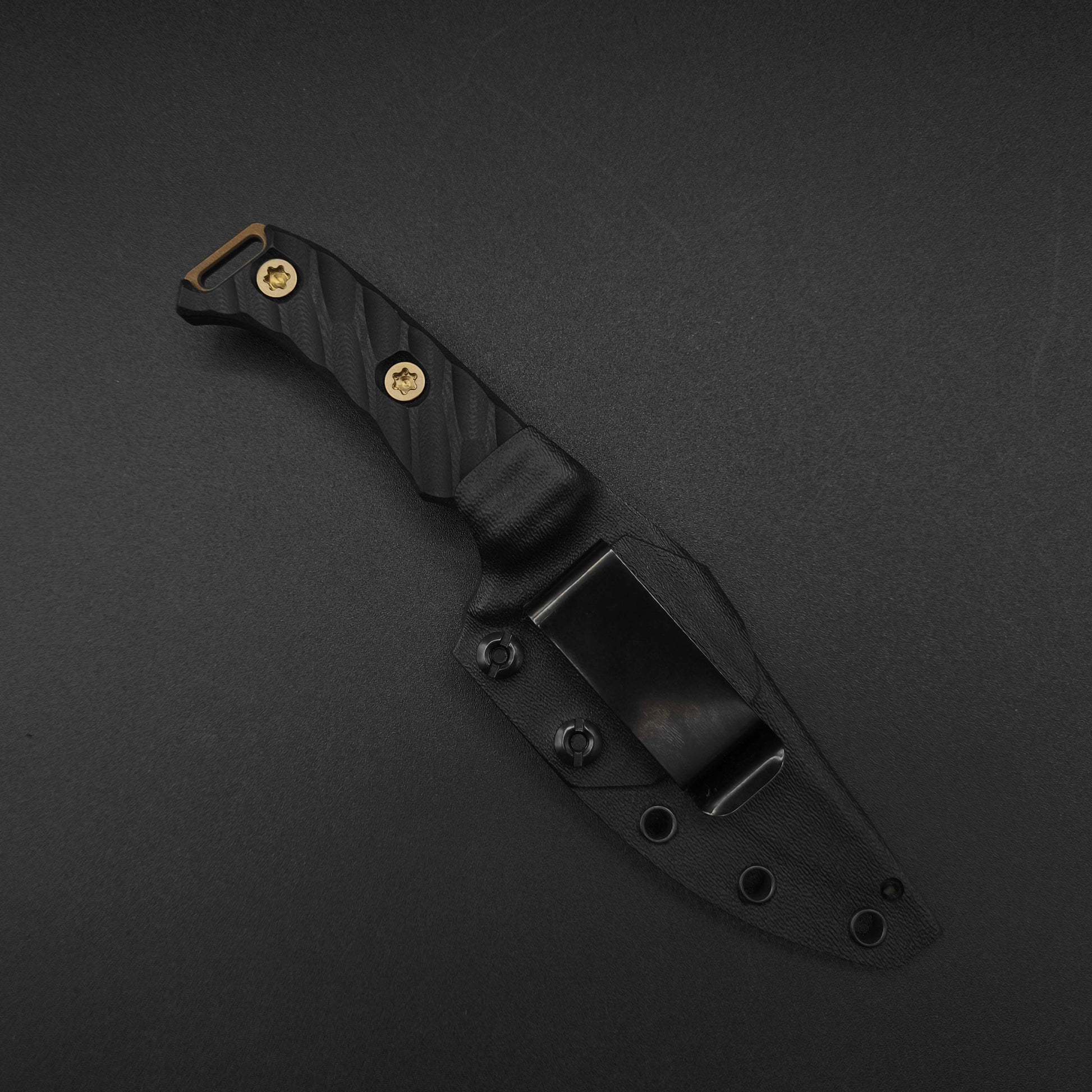 Half Face Blades Tosahwi Black G10 Midnight Bronze Cerakote 5