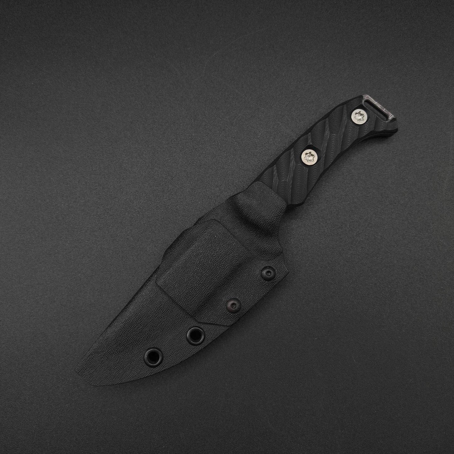 Half Face Blades Ishi Black G10 Acid Splash 4