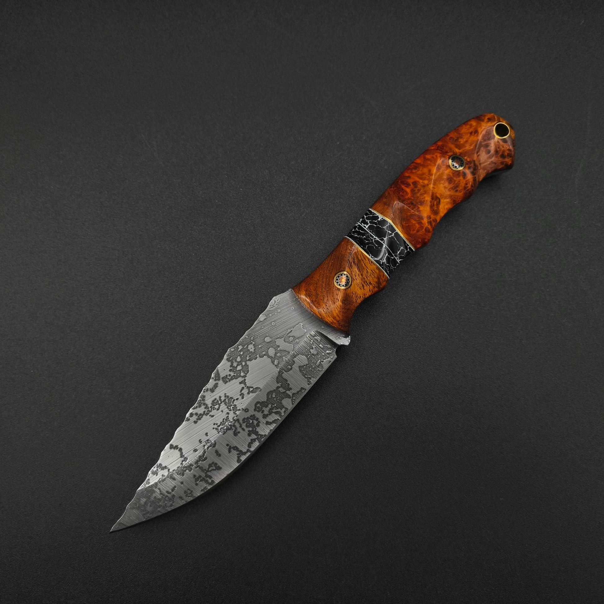 Half Face Blades Disaster Crow Jr Afzelia and Lion's Blood Amboyna 2