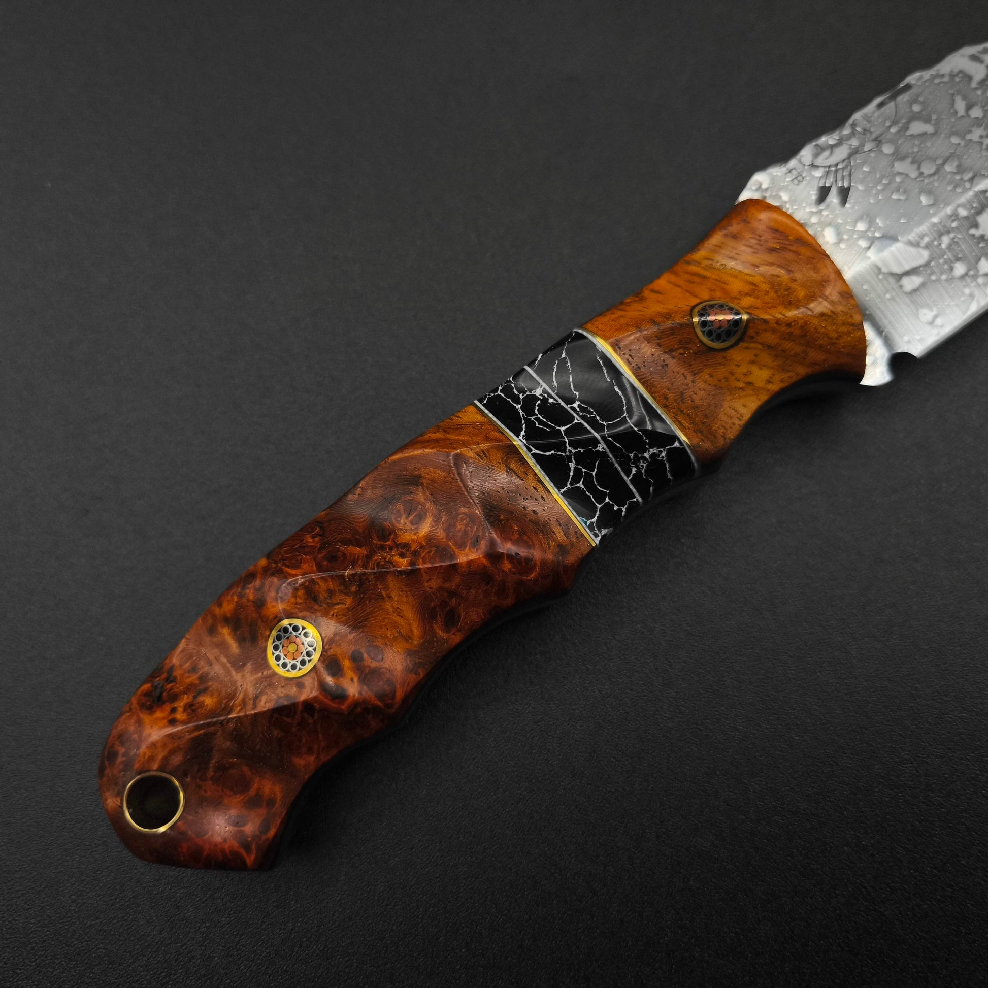 Half Face Blades Disaster Crow Jr Afzelia and Lion's Blood Amboyna 5