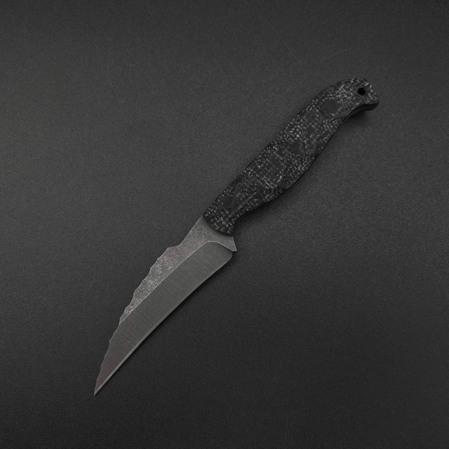 Half Face Blades Gula Gula Black Canvas Micarta and Rubber 2