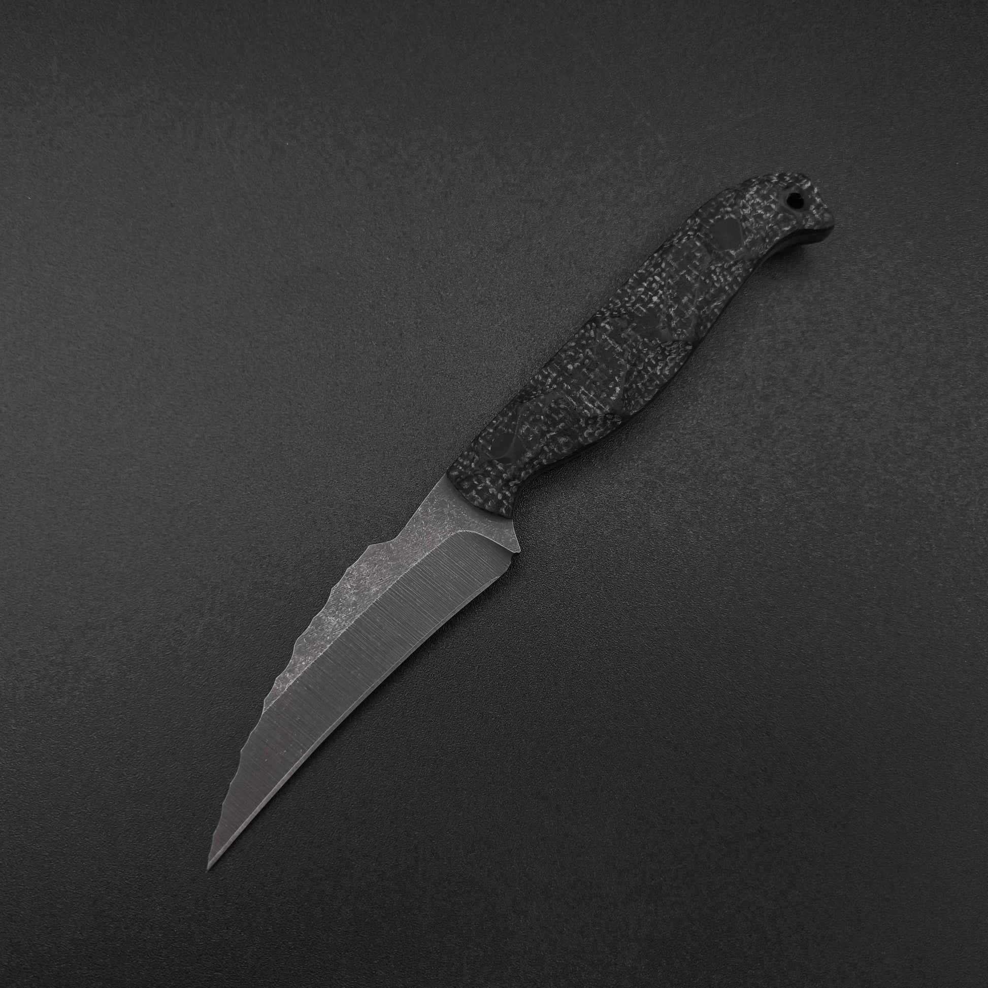 Half Face Blades Gula Gula Black Canvas Micarta and Rubber 2